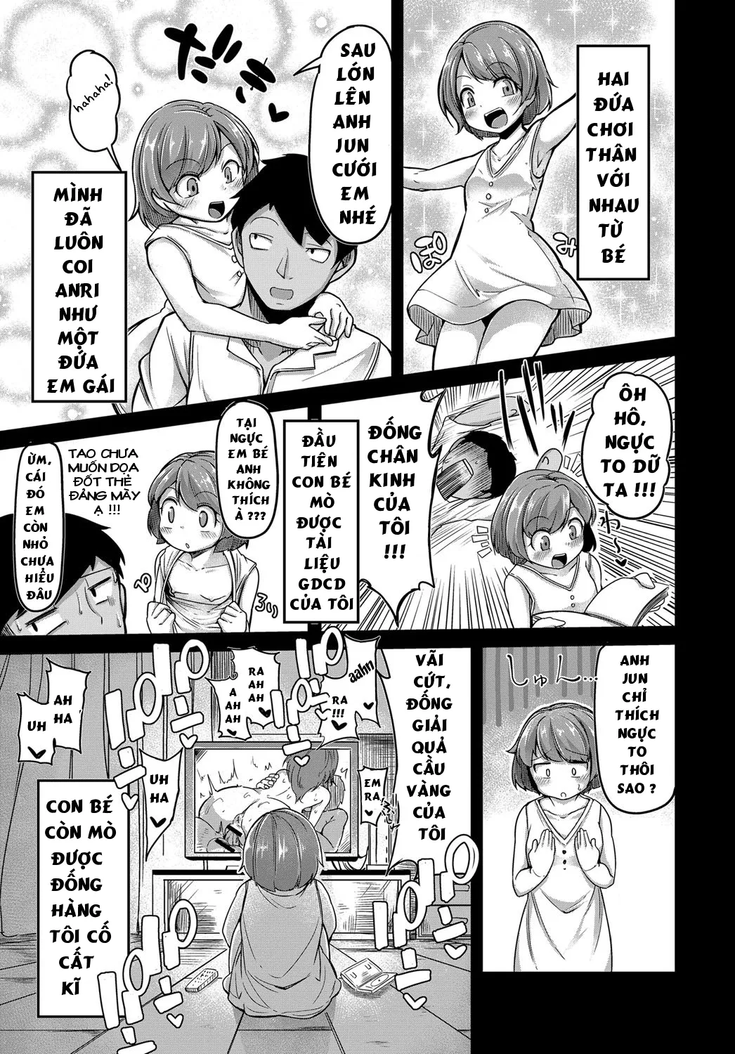HentaiVN.net - Ảnh 6 - Sodacchatte Ookikunatte [育っちゃって♥大きくなって] - Chap 1