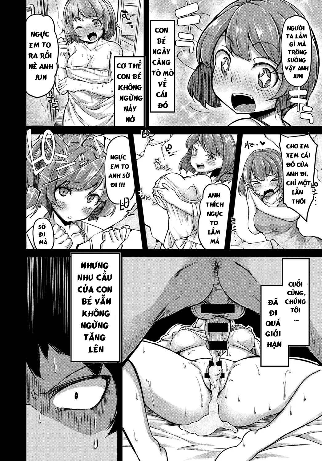 HentaiVN.net - Ảnh 7 - Sodacchatte Ookikunatte [育っちゃって♥大きくなって] - Chap 1