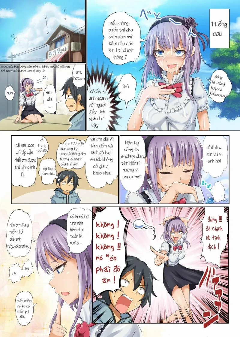 HentaiVN.net - Ảnh 6 - Seika No Musume Daga, Shikashi Hentai (Dagashi Kashi) - Chap 1
