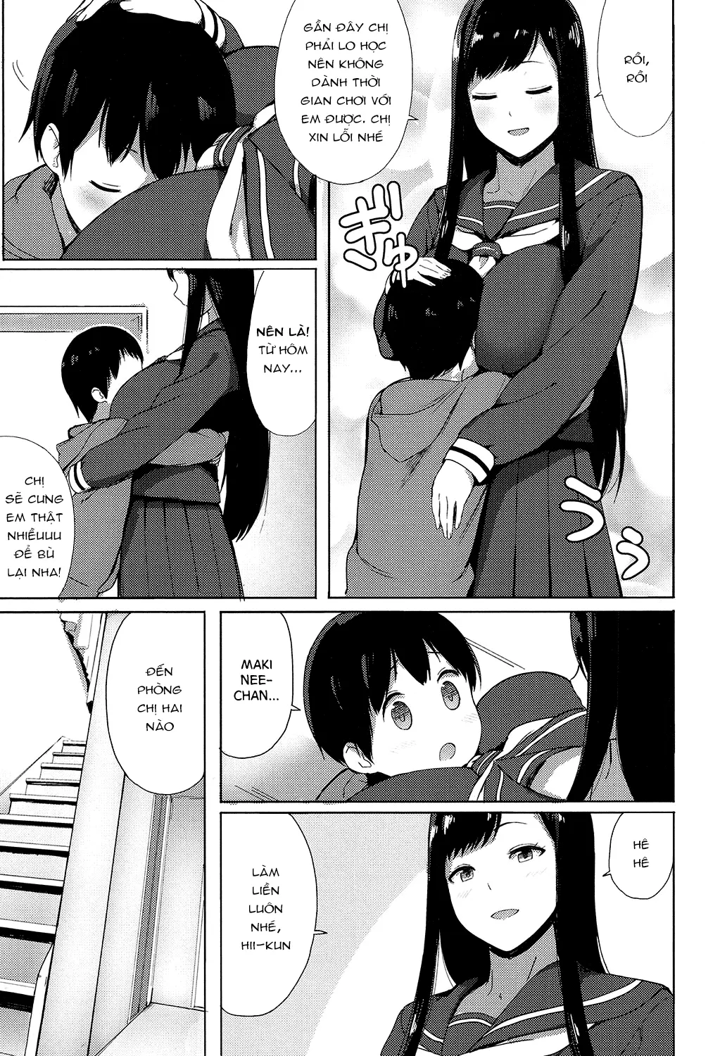 HentaiVN.net - Ảnh 3 - Ane Suki! [I Love my Big Sis!; Yêu Chị!] - Chap 1
