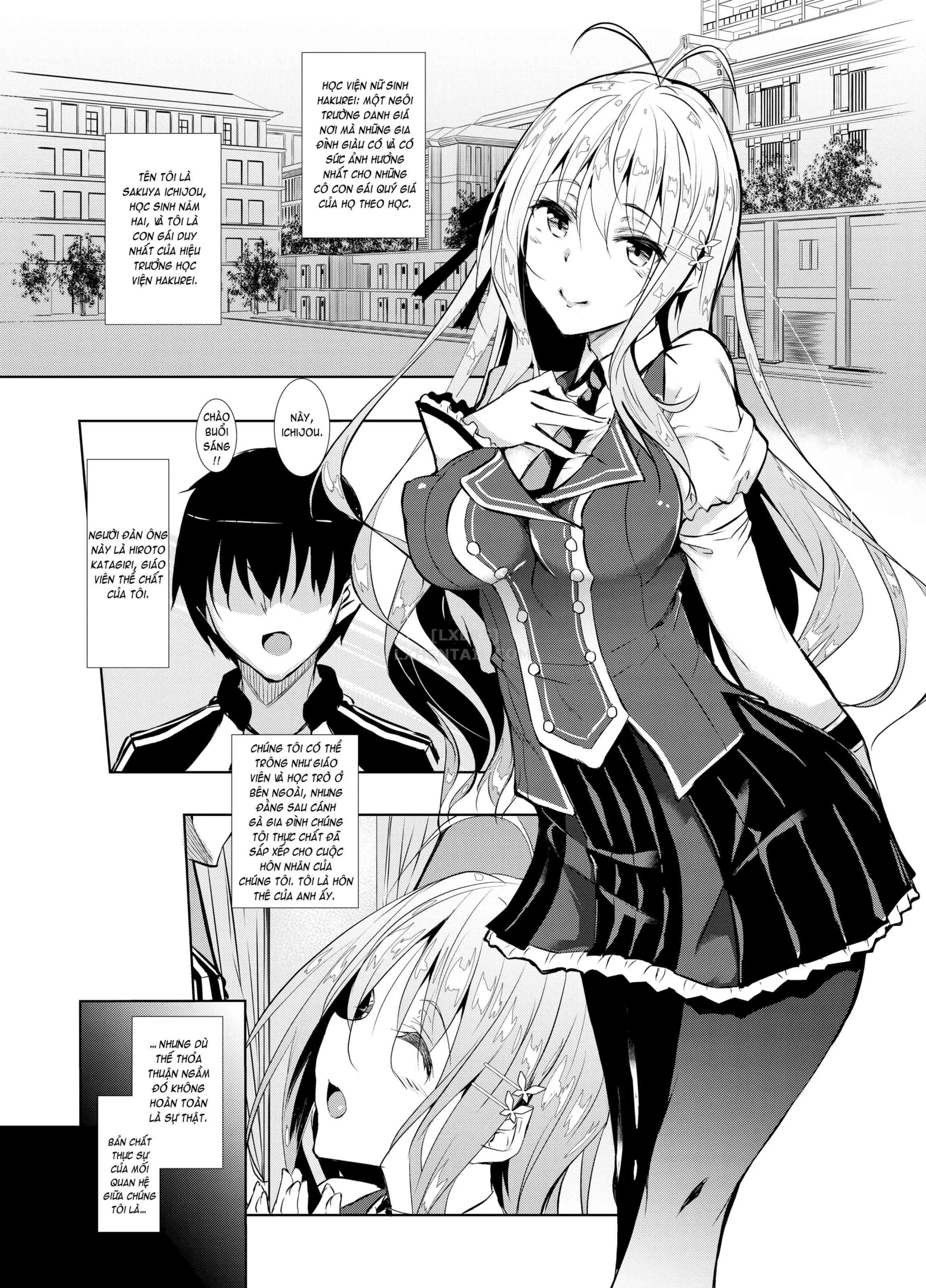 HentaiVN.net - Ảnh 3 - Extracurricular Lessons - Sakuya Chapter - Chap 1