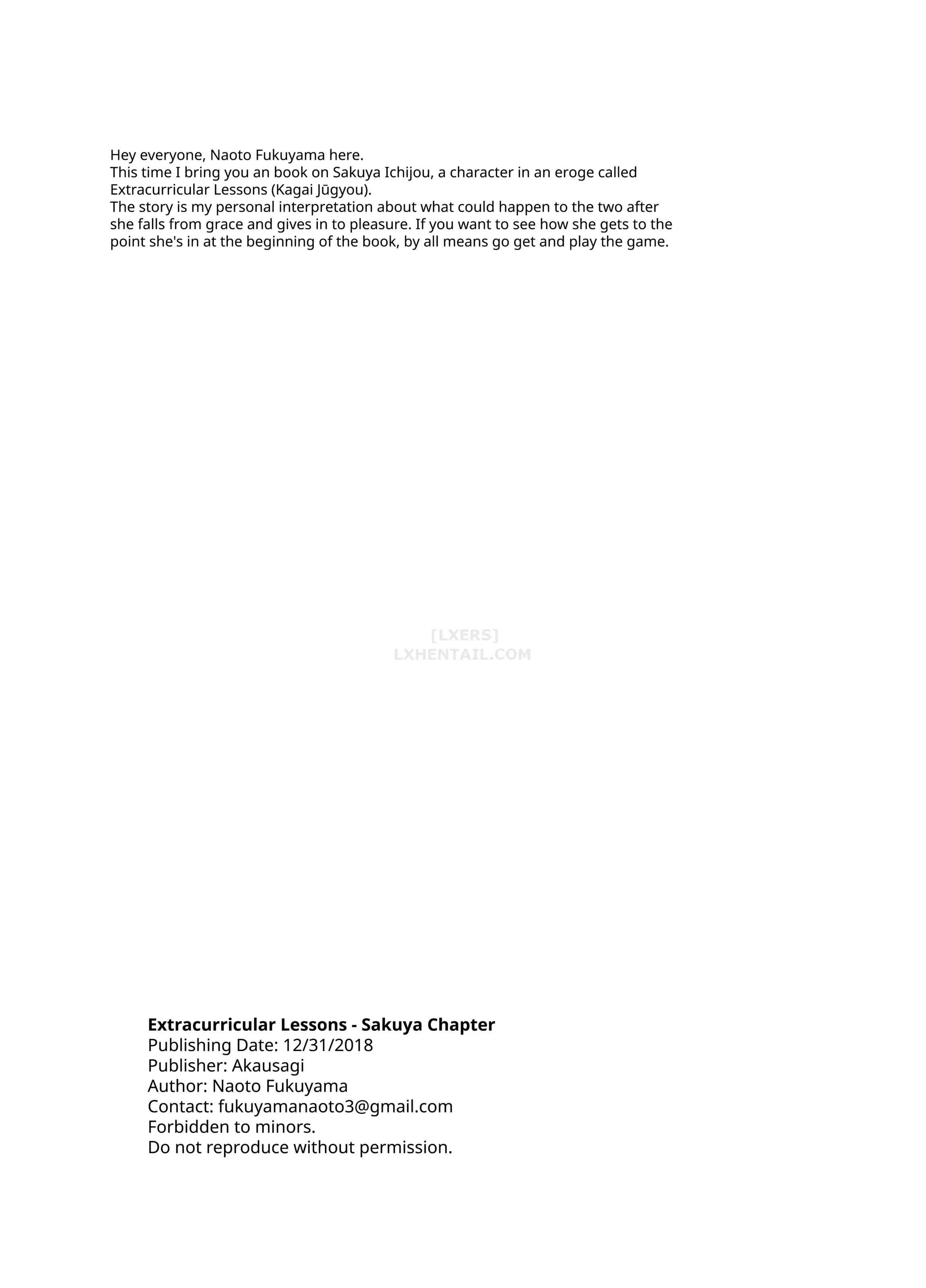 HentaiVN.net - Ảnh 38 - Extracurricular Lessons - Sakuya Chapter - Chap 1