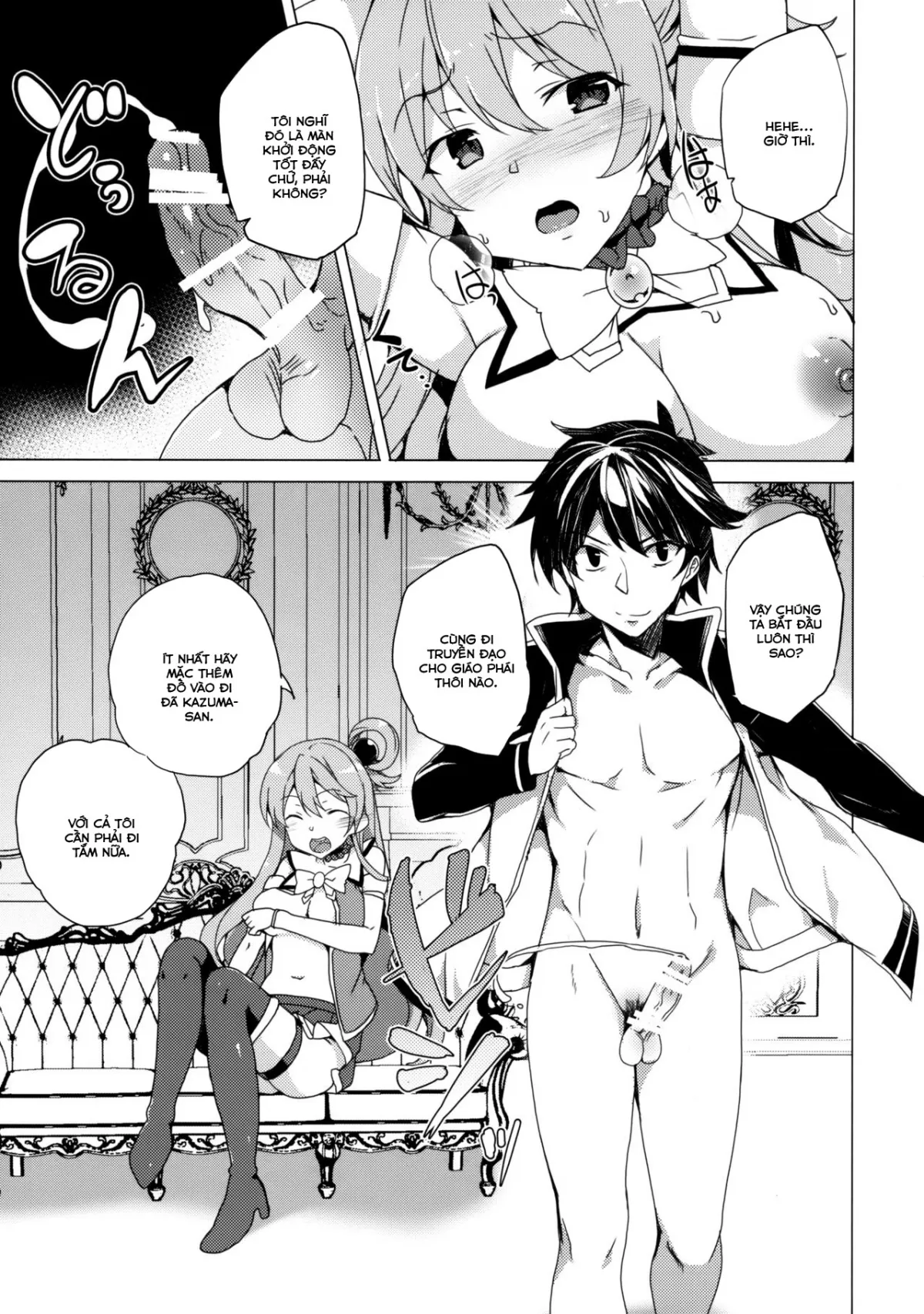 HentaiVN.net - Ảnh 10 - Giáo hội tuyển thành viên [Axis-kyou ni Haitte kudasai ; アクシズ教に入って下さい] - Chap 1