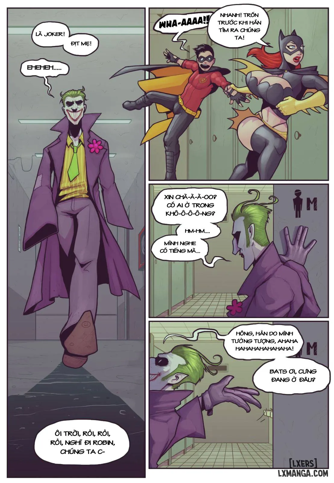 HentaiVN.net - Ảnh 4 - Ruined Gotham Batgirl Loves Robin - Chap 1