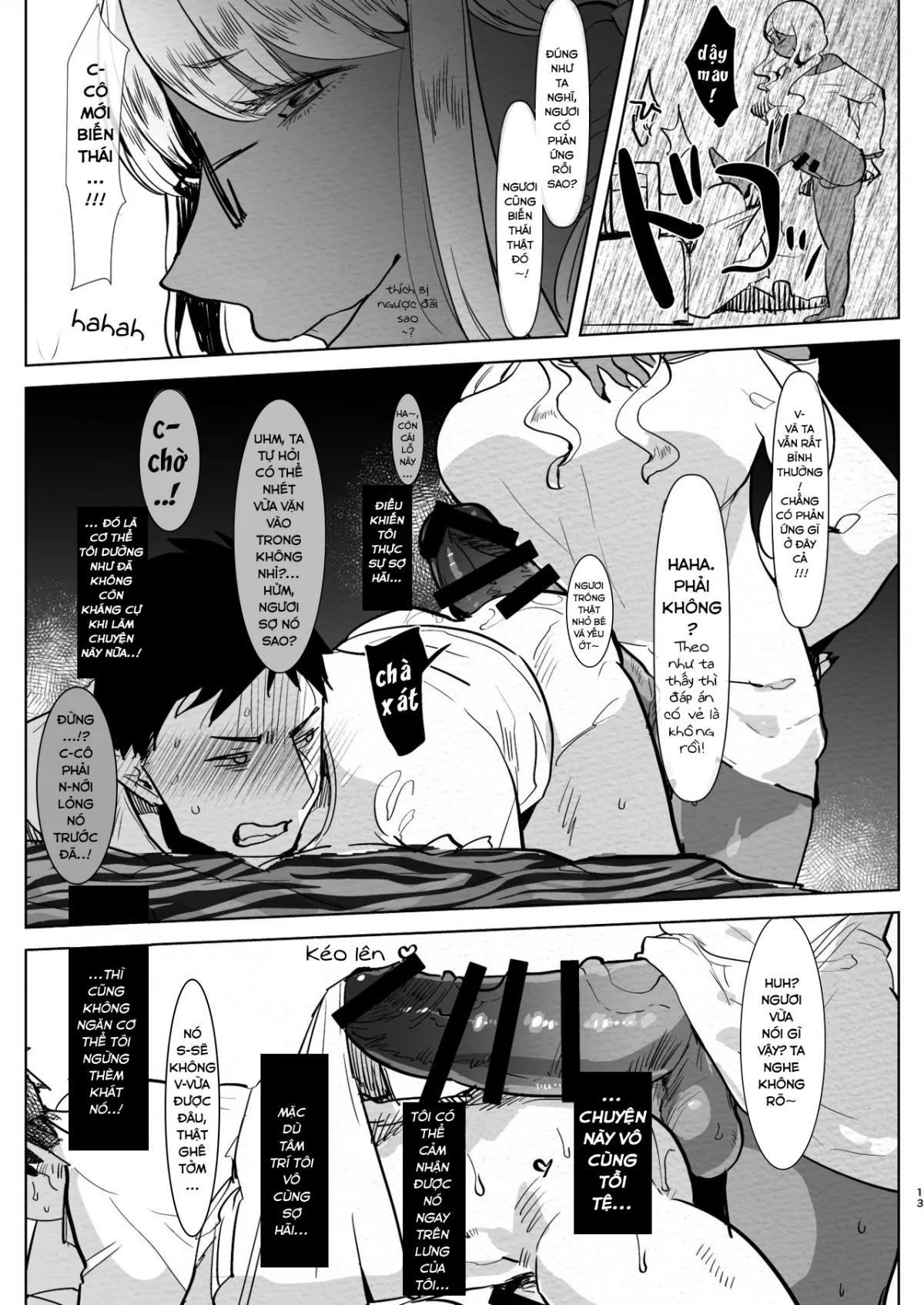 HentaiVN.net - Ảnh 13 - What I Thought Was Going To Be A Study Date [Futanari Kyokon Kuro Gal Kanojo to Benkyou Oheya Date da to Omottara Soku Onaho Atsukai Fukujuu Gyaku Anal nante...] - Chap 1