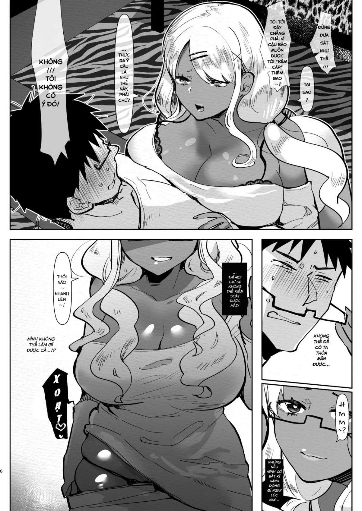 HentaiVN.net - Ảnh 6 - What I Thought Was Going To Be A Study Date [Futanari Kyokon Kuro Gal Kanojo to Benkyou Oheya Date da to Omottara Soku Onaho Atsukai Fukujuu Gyaku Anal nante...] - Chap 1