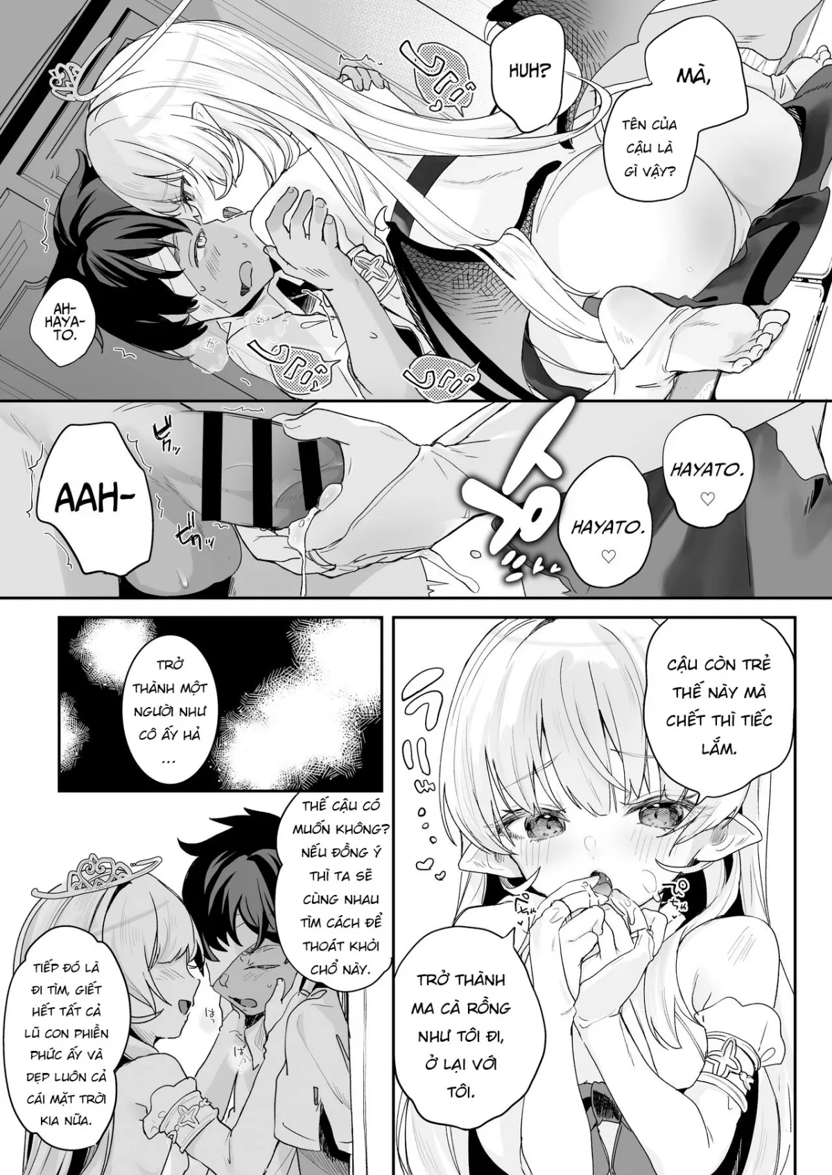 HentaiVN.net - Ảnh 23 - Kekki Yakou -Shinso no Hime wa Hatsujou Shiteiru! [KEKKI YAKOU ~The True Ancestor Vampire Princess is in HEAT!~] - Chap 1