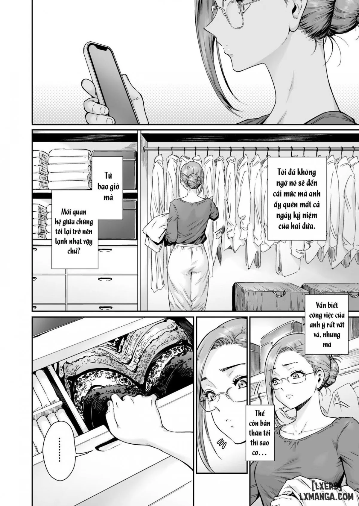 HentaiVN.net - Ảnh 5 - Cum As You Please ~Perverted Wife Awakening~ [Osuki ni Douzo ~Dosukebe Hitozuma Kakusei shimashita~] - Chap 1