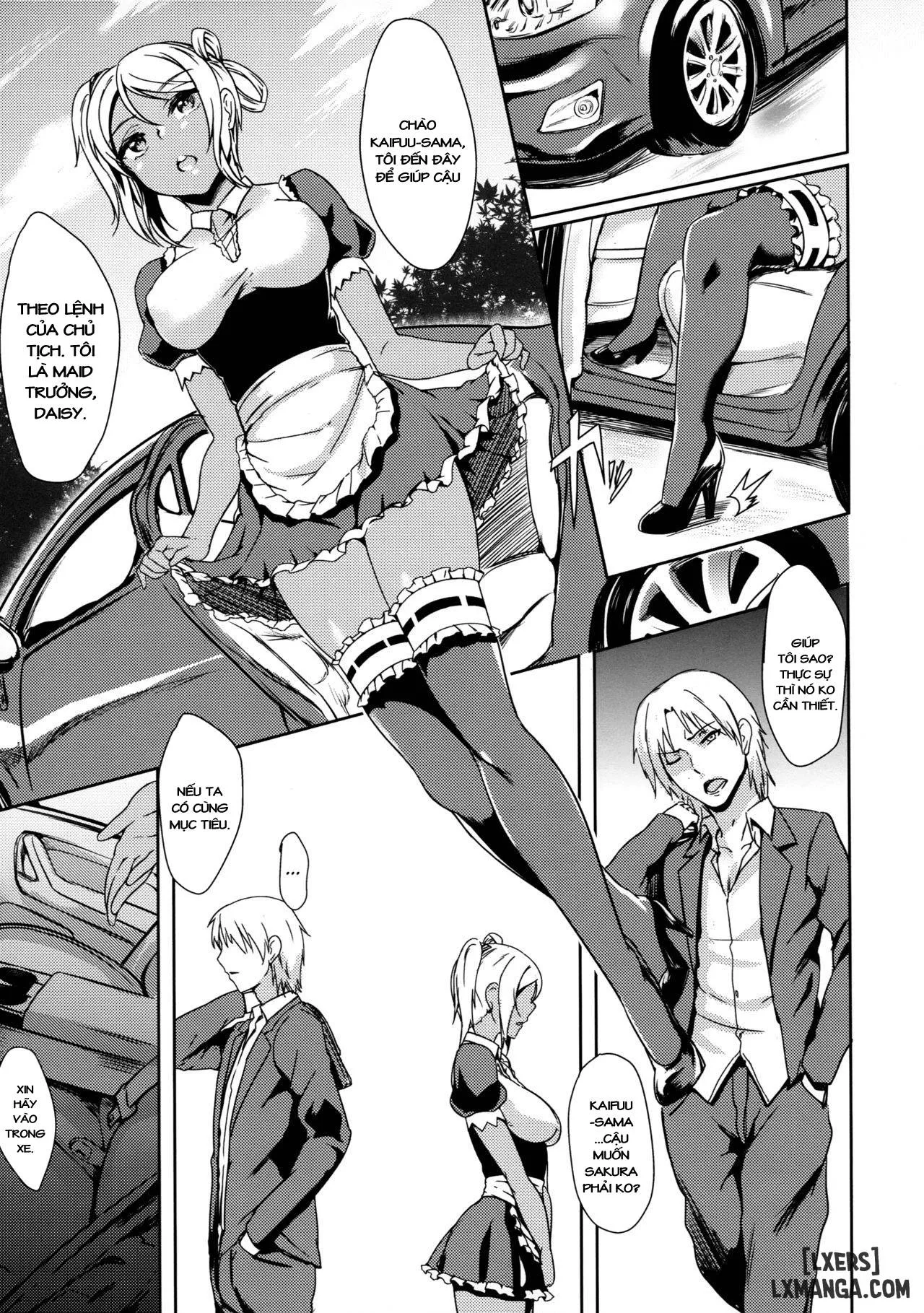 HentaiVN.net - Ảnh 4 - Sakura Falls - Chap 1