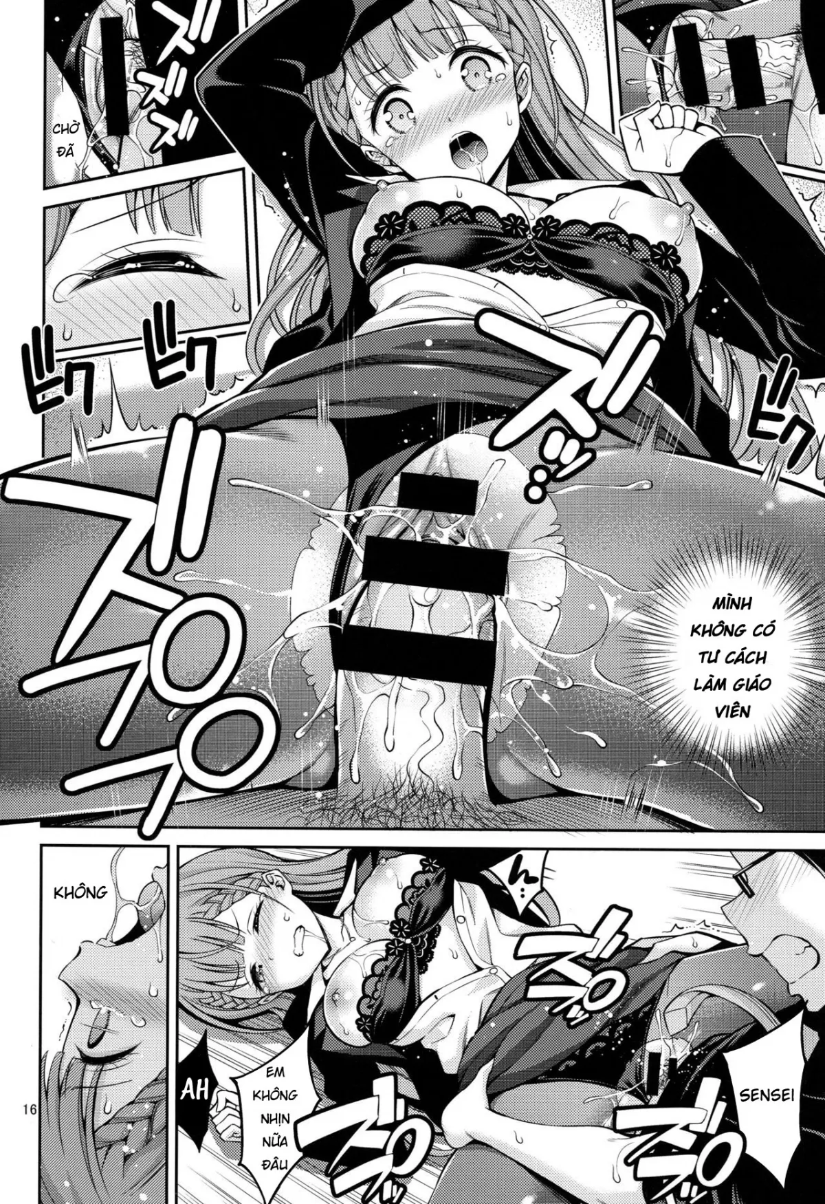 HentaiVN.net - Ảnh 15 - Sensei wa Gaman ga Dekinai (Bokutachi wa Benkyou ga Dekinai) - Chap 1