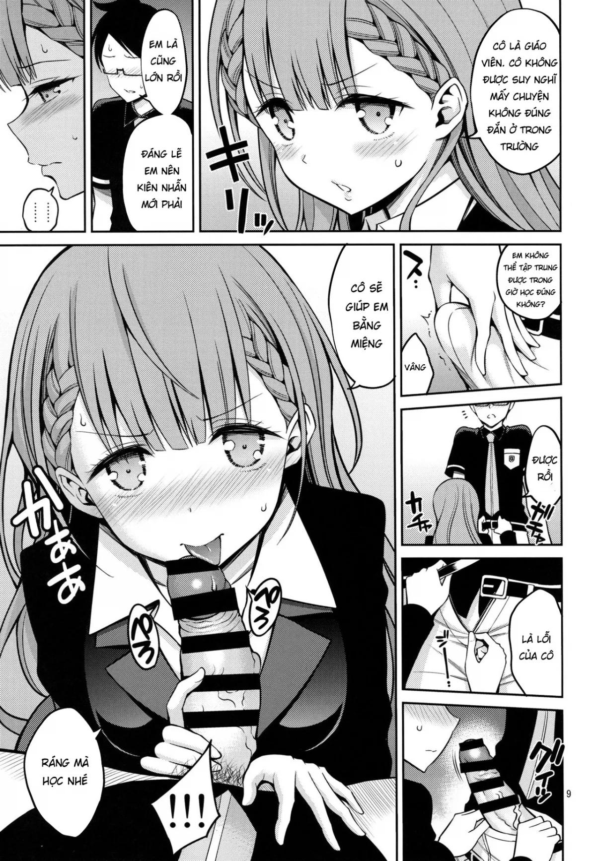 HentaiVN.net - Ảnh 8 - Sensei wa Gaman ga Dekinai (Bokutachi wa Benkyou ga Dekinai) - Chap 1
