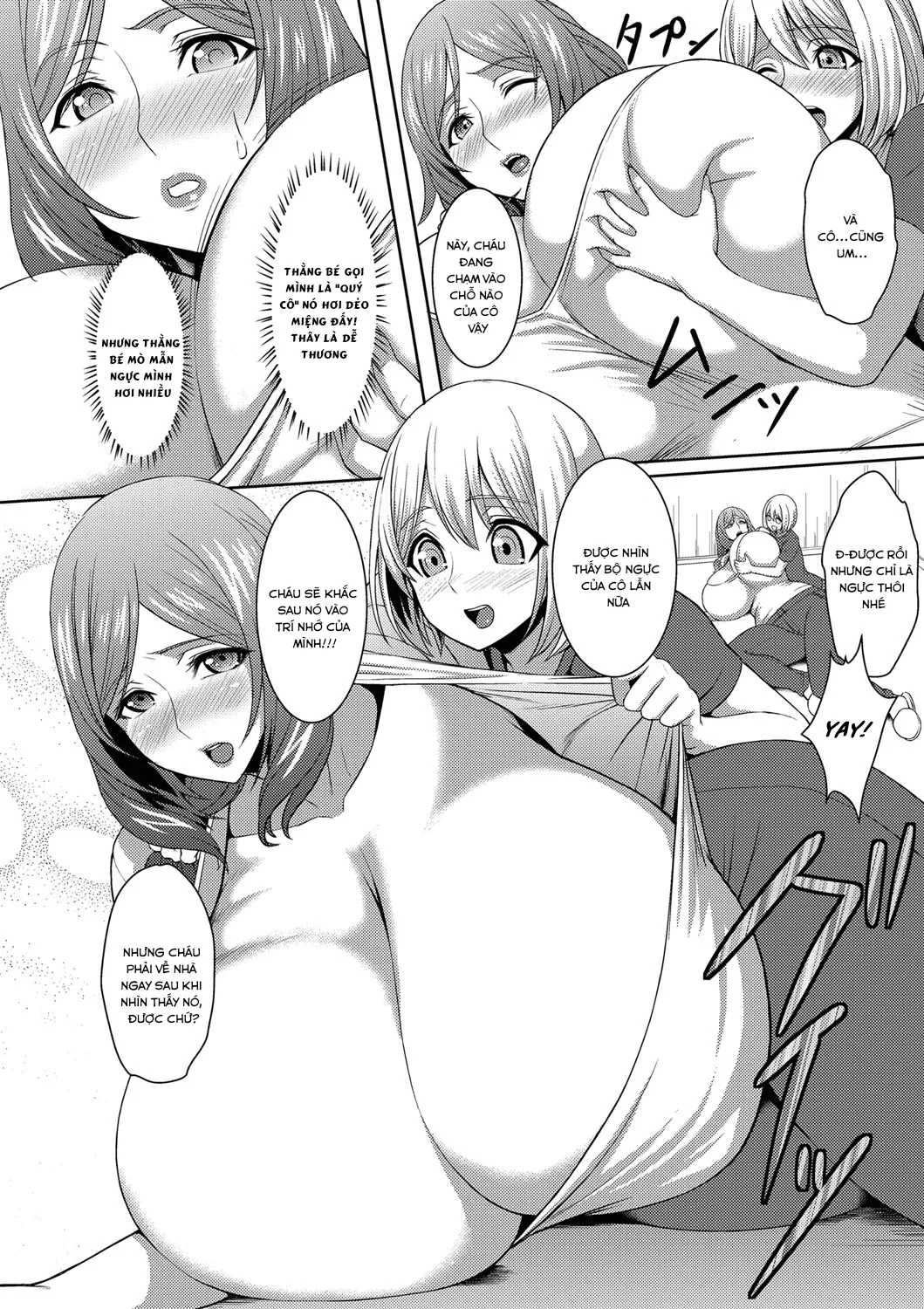 HentaiVN.net - Ảnh 7 - Chounyuu Okaa-san Chounai Souji de Hito Yogore [Big-Breasted Mom Getting Dirty in the Neighbourhood Clean-up] - Chap 1