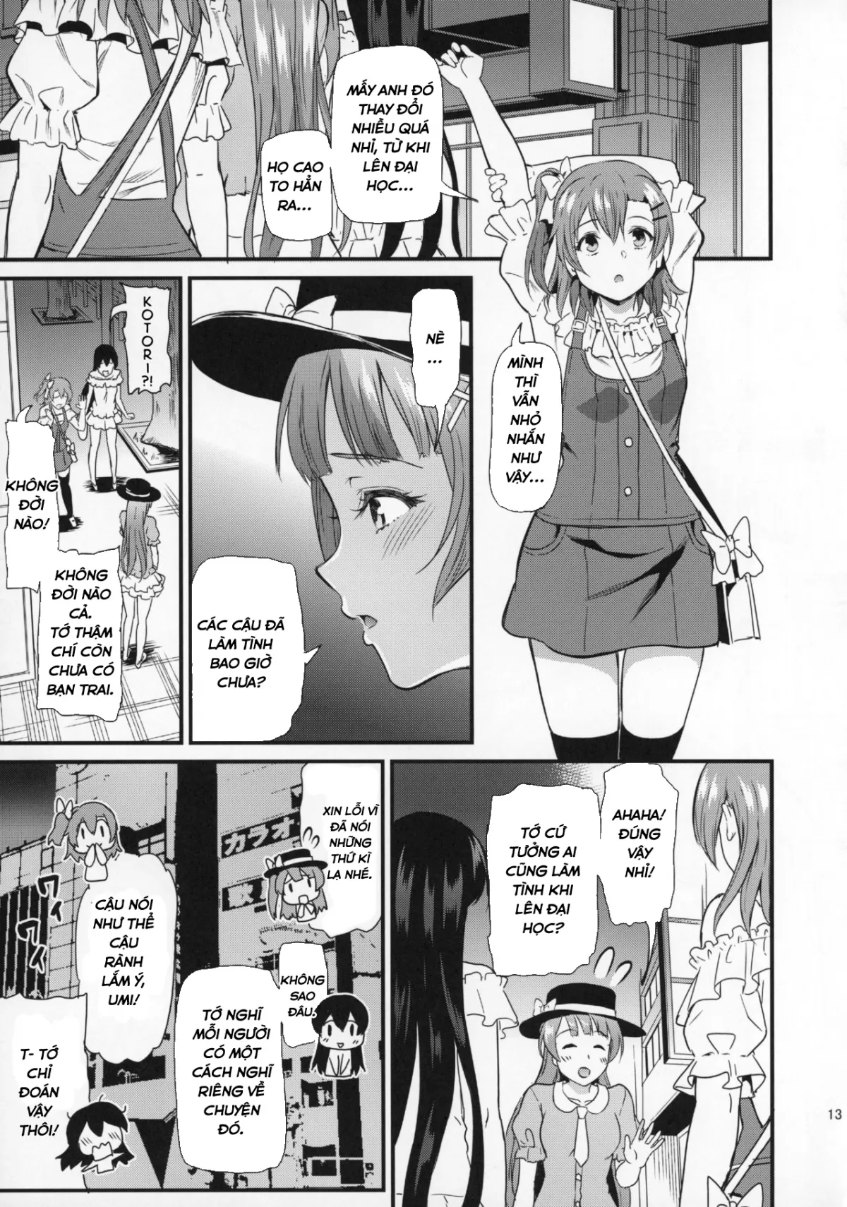 HentaiVN.net - Ảnh 14 - Joshidaisei Minami Kotori no YariCir Jikenbo Case.2 (Love Live!) [College Girl Kotori Minami's Hookup Circle Files Case.2] - Chap 1