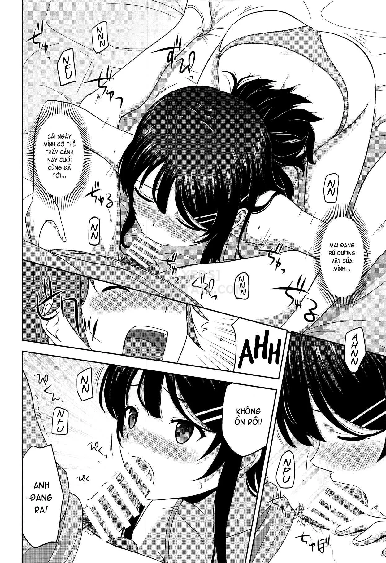 HentaiVN.net - Ảnh 10 - Thương Em! (Đú trend xíu) [Seishun Buta Yarou Series Fanbook; Seishun Black Time Killer; Seishun Blonde Tangram] - Chap 1