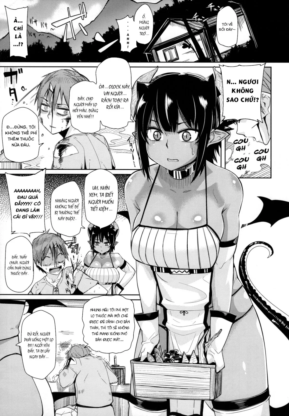 HentaiVN.net - Ảnh 5 - Different World Girl - Chap 1