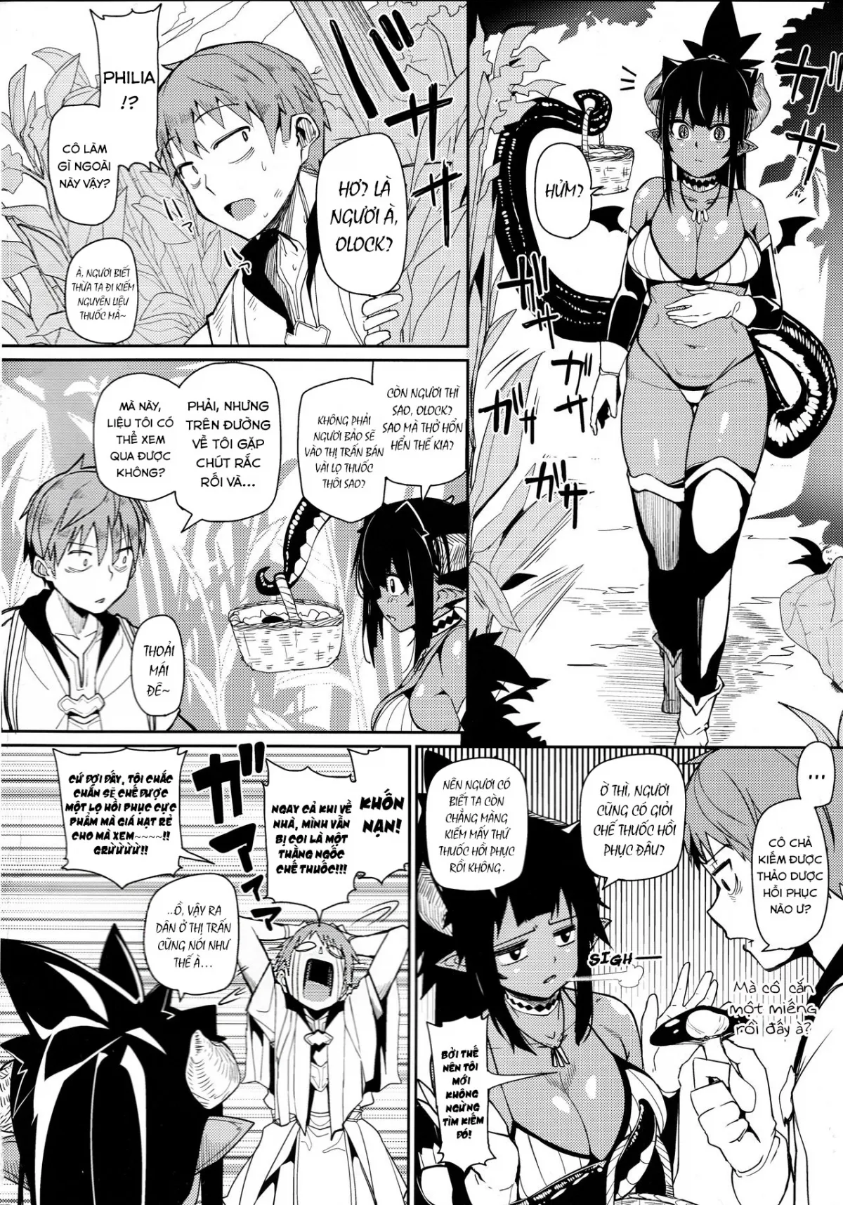 HentaiVN.net - Ảnh 4 - Different World Girl - Chap 3