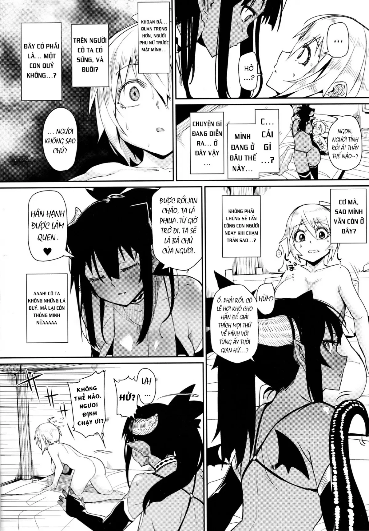HentaiVN.net - Ảnh 8 - Different World Girl - Chap 3