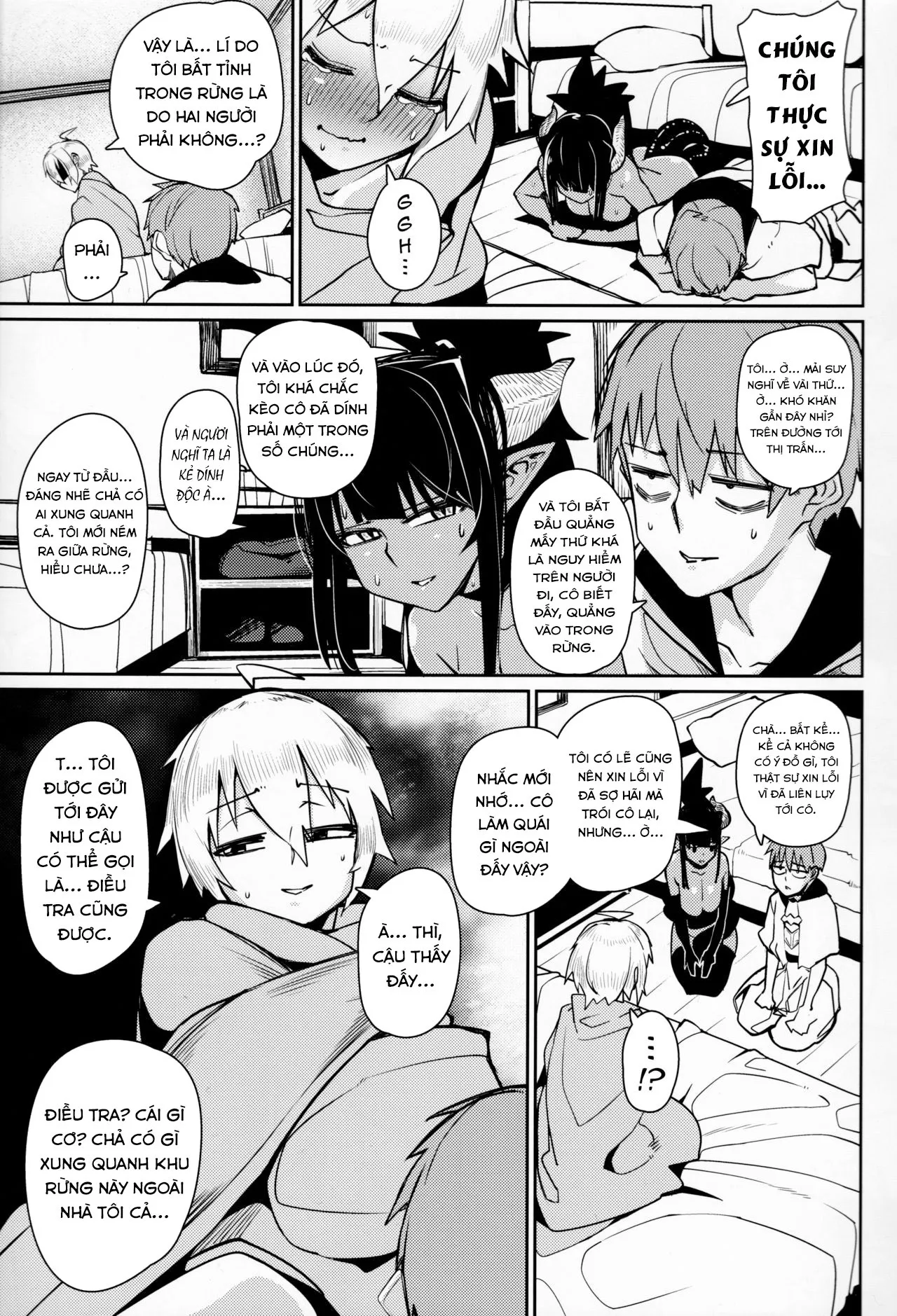 HentaiVN.net - Ảnh 5 - Different World Girl - Chap 4