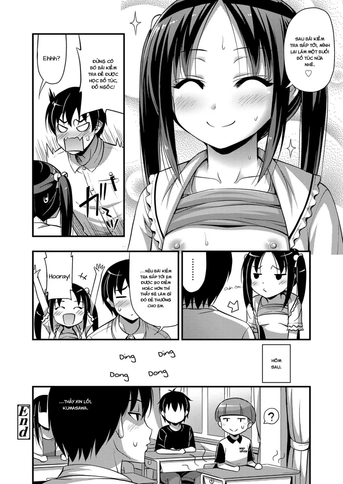 HentaiVN.net - Ảnh 22 - Sekkaku nanode Kyoushitsu de [A Chance To Do It In The Classroom] - Chap 1