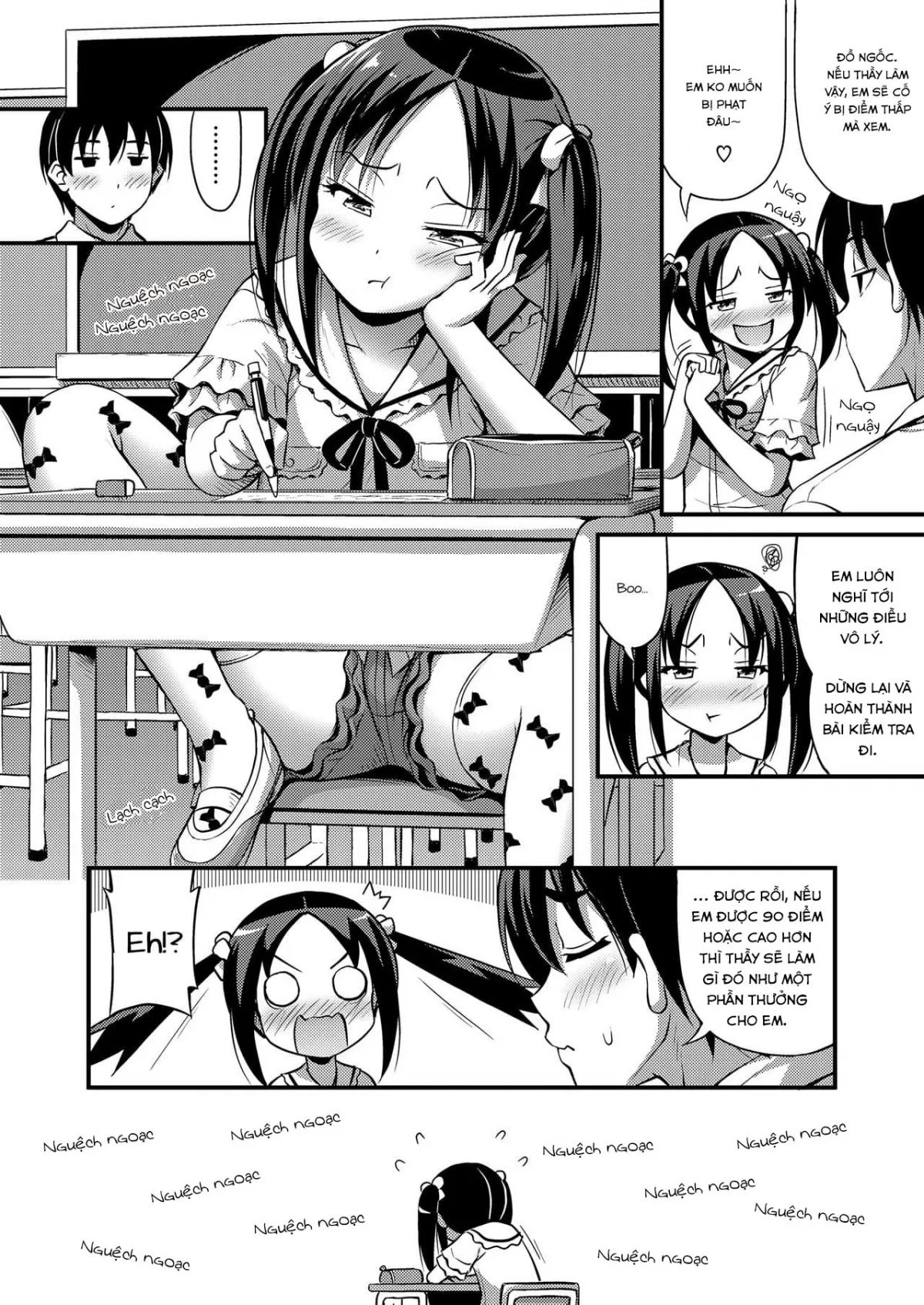 HentaiVN.net - Ảnh 4 - Sekkaku nanode Kyoushitsu de [A Chance To Do It In The Classroom] - Chap 1