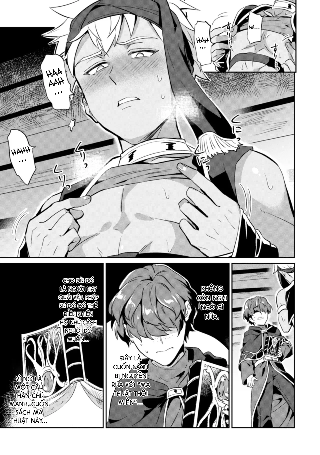 HentaiVN.net - Ảnh 7 - Cuốn Sách Ma Thuật Bị Nguyền Rủa [Kinju no Madousho; The Cursed Grimoire] - Chap 1
