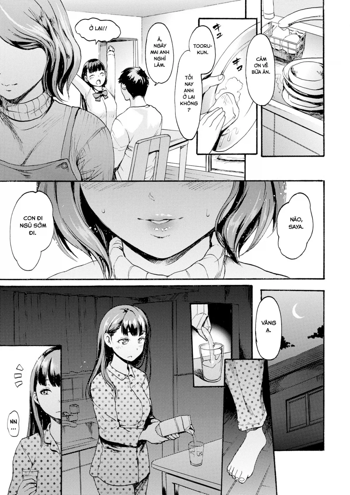 HentaiVN.net - Ảnh 5 - Bạn trai của mẹ [Mama's Boyfriend] - Chap 1
