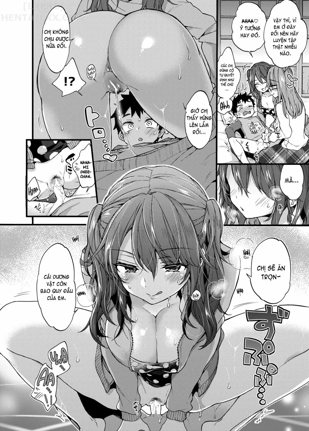 HentaiVN.net - Ảnh 10 - Fuyuyasumi Wa Itoko No Onee-Chan Ni Asonde Moraimashita. - Chap 1