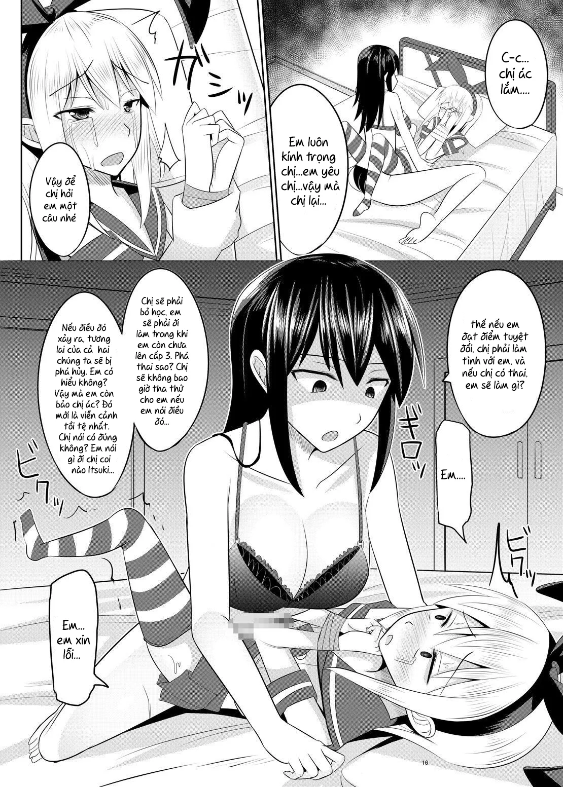 HentaiVN.net - Ảnh 16 - Do-S na Onee-san ga Shota o Youshanaku Choukyou shite Pet ni suru Hon - Extremely Sadistic Oneesan Mercilessly Disciplines A Shota Into Her Pet (Kantai Collection -KanColle-) - Chap 1