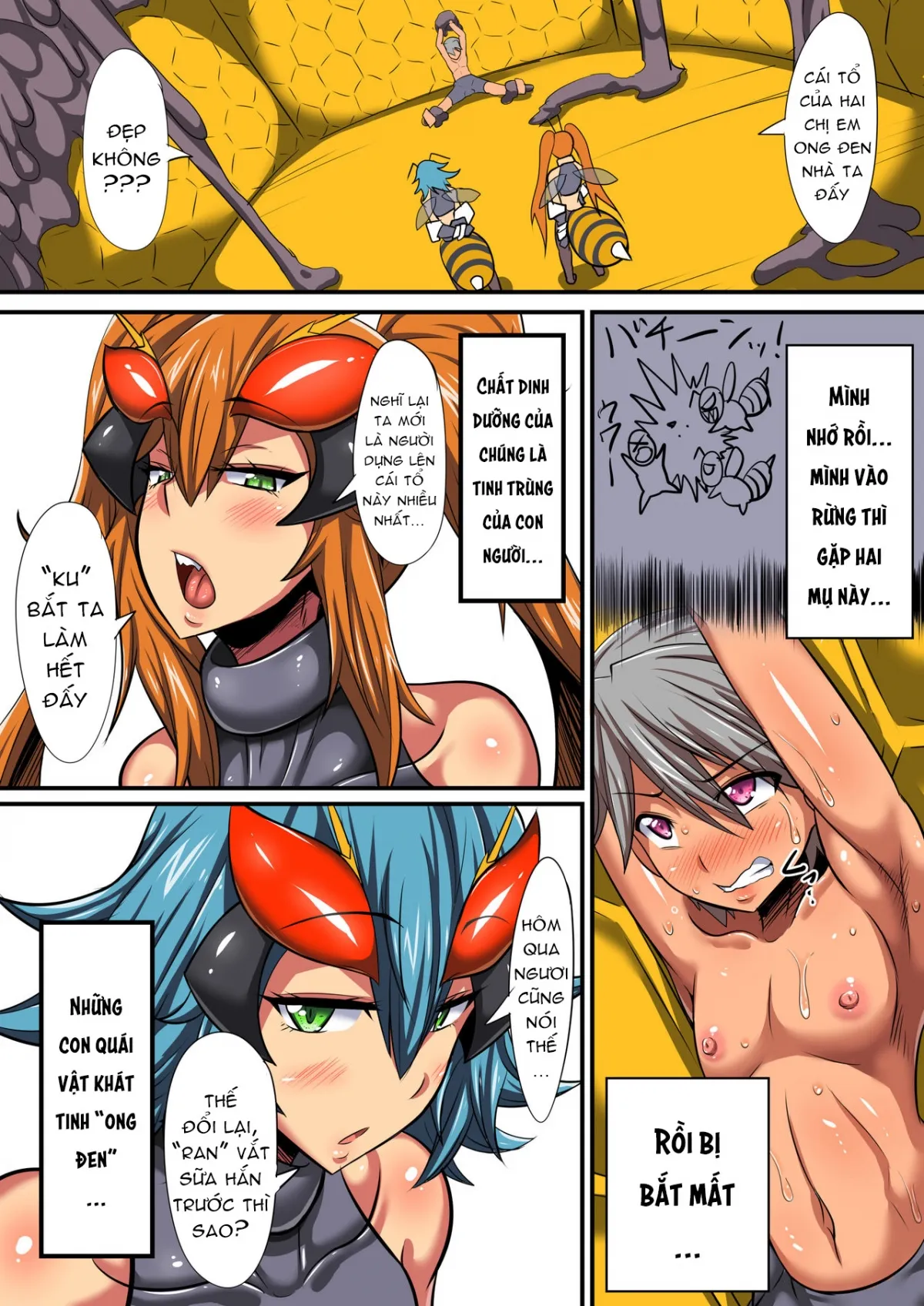 HentaiVN.net - Ảnh 4 - Black Bee no Hanshoku - Chap 1