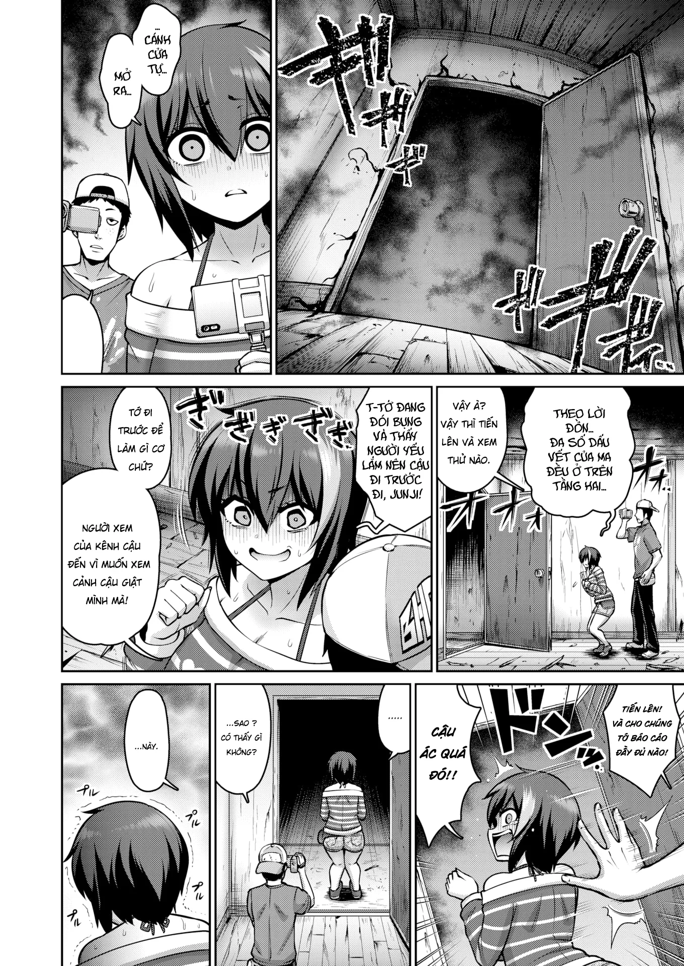 HentaiVN.net - Ảnh 5 - sự tích ma vú bò [Caution! You Must Not Cum!] - Chap 1
