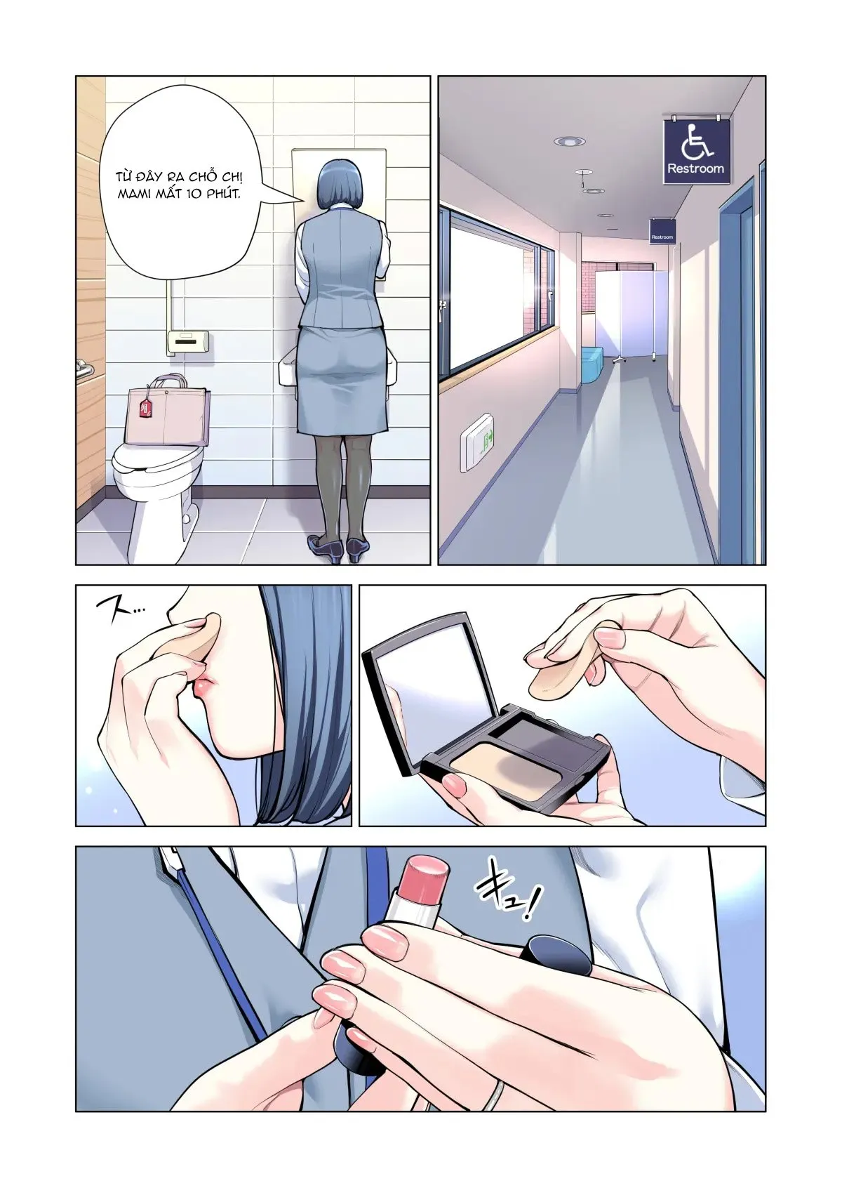 HentaiVN.net - Ảnh 17 - Bà chị có chồng ở tổ dân phố rất gợi tình 3: Bữa ăn của người có chồng [Jichikai no Hitozuma wa Totemo H deshita. 3 Hitozuma-tachi no Oshokuji Hen] - Chap 1