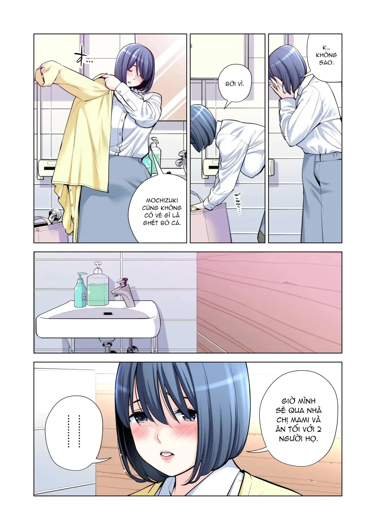 HentaiVN.net - Ảnh 23 - Bà chị có chồng ở tổ dân phố rất gợi tình 3: Bữa ăn của người có chồng [Jichikai no Hitozuma wa Totemo H deshita. 3 Hitozuma-tachi no Oshokuji Hen] - Chap 1