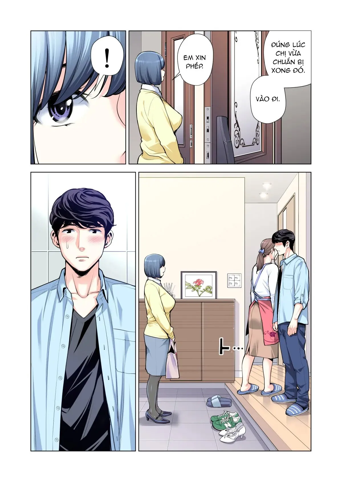 HentaiVN.net - Ảnh 28 - Bà chị có chồng ở tổ dân phố rất gợi tình 3: Bữa ăn của người có chồng [Jichikai no Hitozuma wa Totemo H deshita. 3 Hitozuma-tachi no Oshokuji Hen] - Chap 1