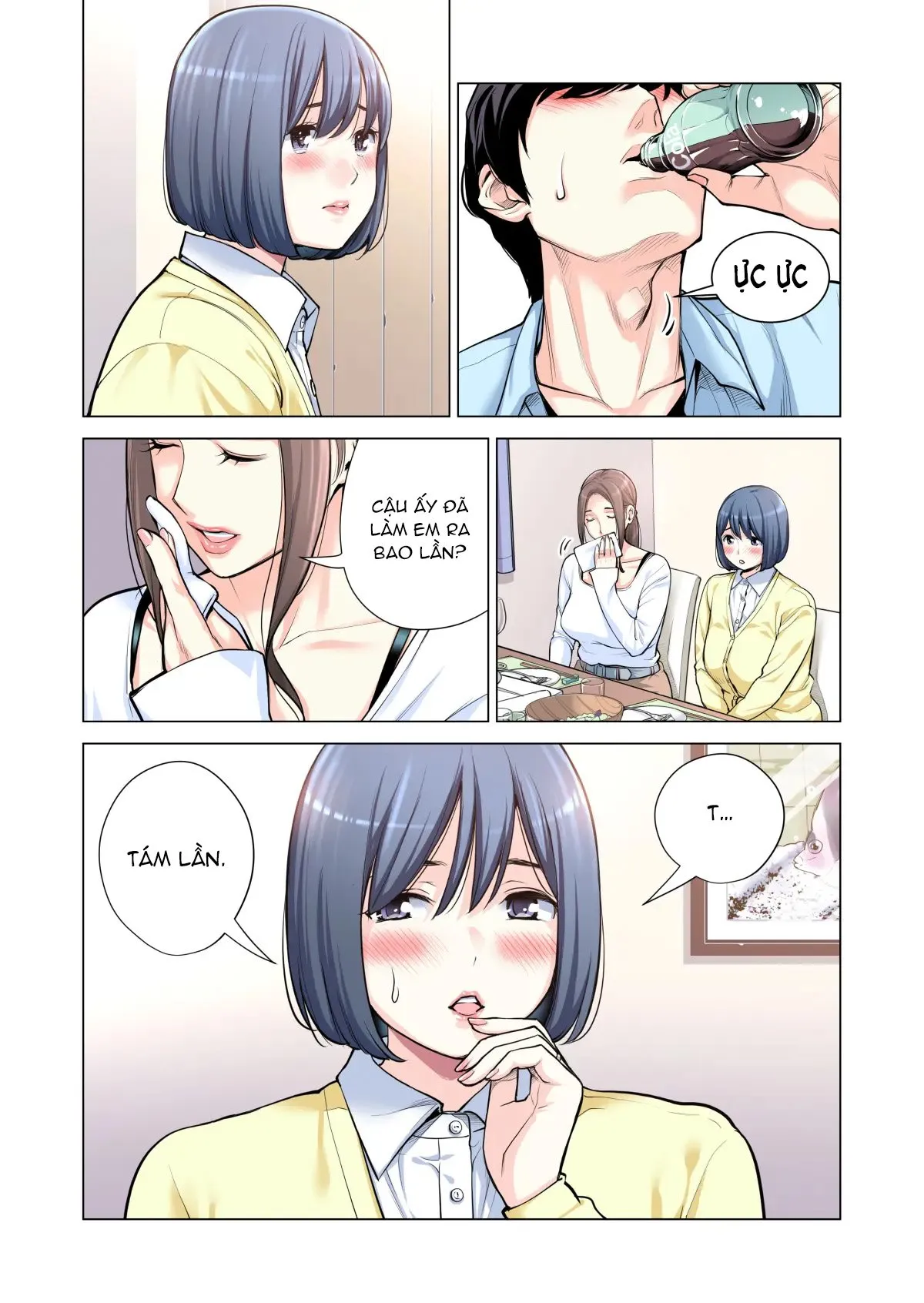 HentaiVN.net - Ảnh 43 - Bà chị có chồng ở tổ dân phố rất gợi tình 3: Bữa ăn của người có chồng [Jichikai no Hitozuma wa Totemo H deshita. 3 Hitozuma-tachi no Oshokuji Hen] - Chap 1