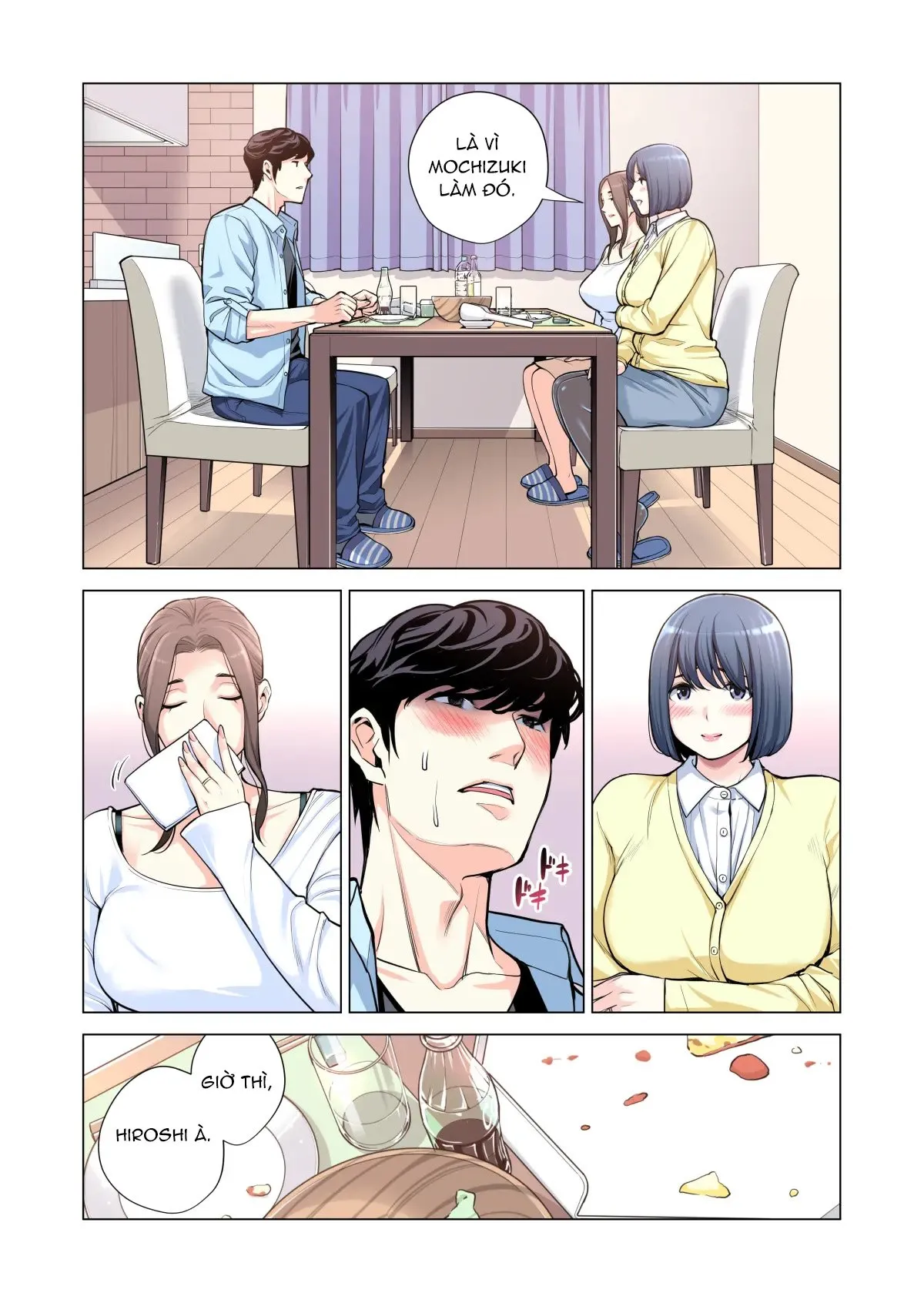 HentaiVN.net - Ảnh 45 - Bà chị có chồng ở tổ dân phố rất gợi tình 3: Bữa ăn của người có chồng [Jichikai no Hitozuma wa Totemo H deshita. 3 Hitozuma-tachi no Oshokuji Hen] - Chap 1