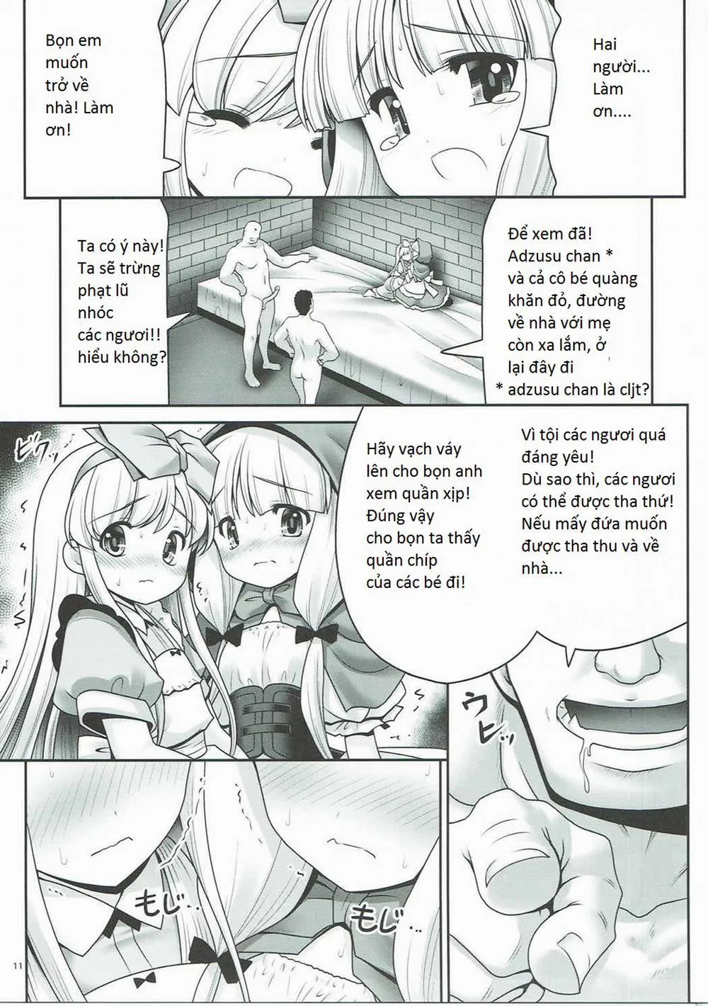 HentaiVN.net - Ảnh 11 - Osoware Nureru Ehon no Shoujo (Cuộc đời sa ngã của Alice và cô bé Khăn Đỏ ) - Chap 1