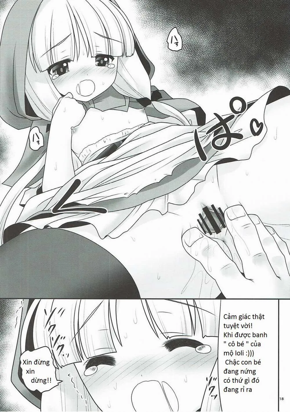 HentaiVN.net - Ảnh 18 - Osoware Nureru Ehon no Shoujo (Cuộc đời sa ngã của Alice và cô bé Khăn Đỏ ) - Chap 1