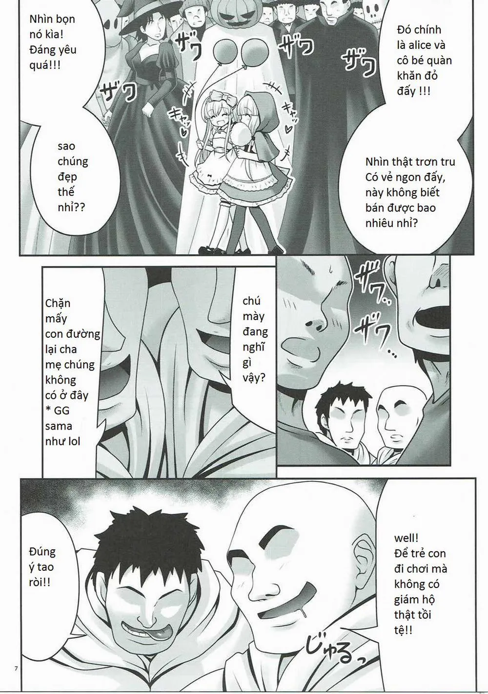 HentaiVN.net - Ảnh 7 - Osoware Nureru Ehon no Shoujo (Cuộc đời sa ngã của Alice và cô bé Khăn Đỏ ) - Chap 1
