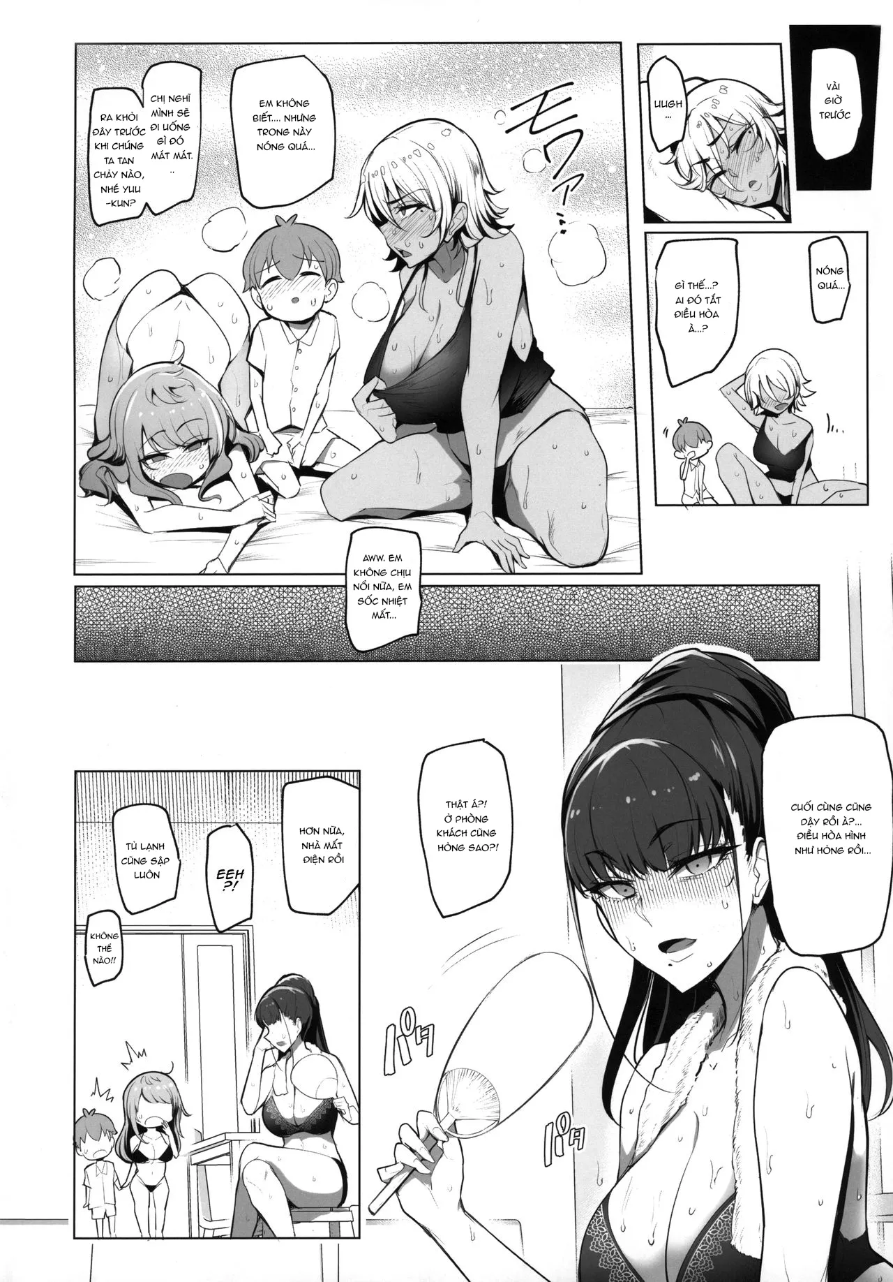 HentaiVN.net - Ảnh 5 - Odekake Shita no wa H na Gal Onee-chan-tachi to no Umi deshita [Visiting The Beach With The Lewd Gal Onee-Sans] - Chap 1