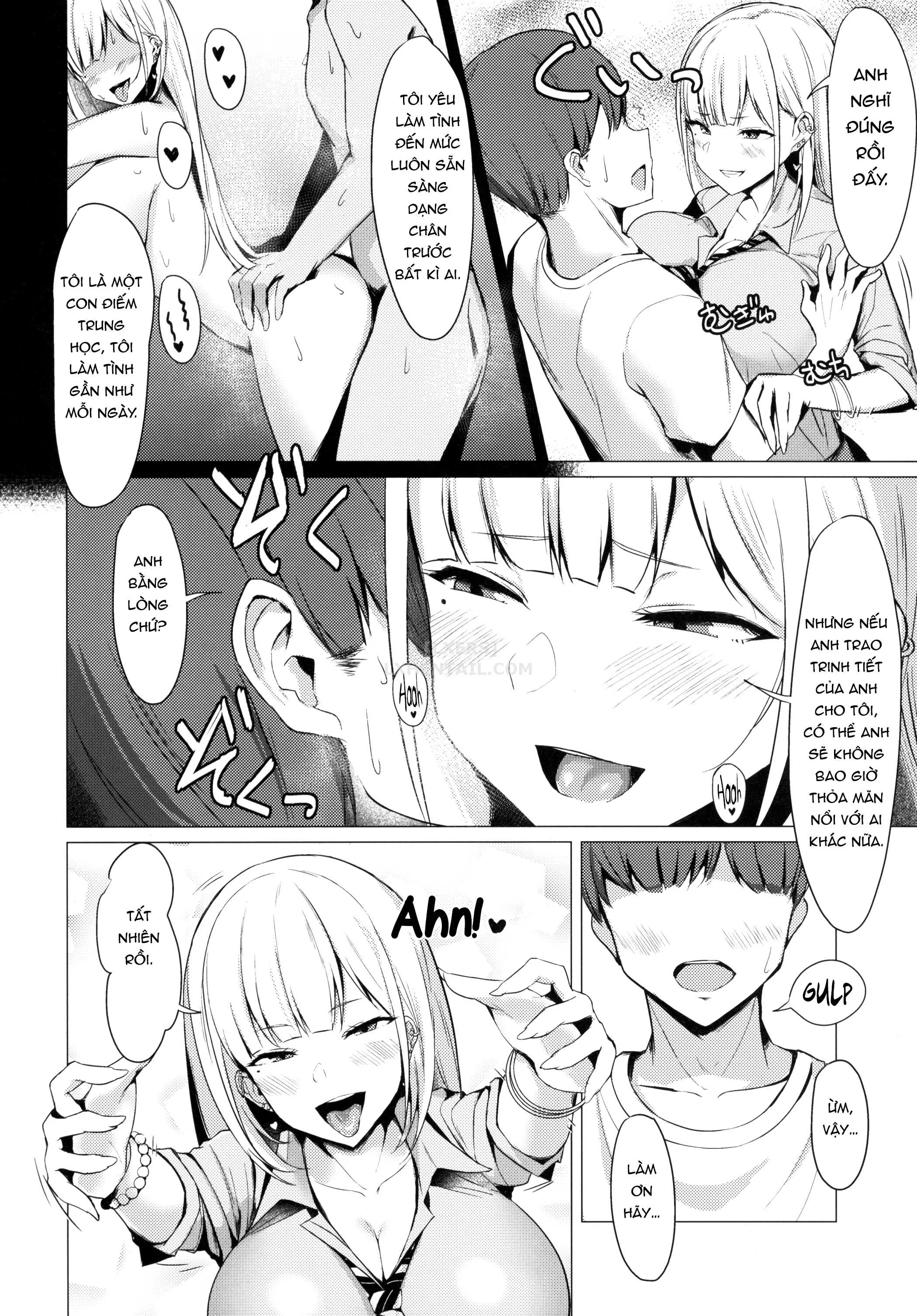 HentaiVN.net - Ảnh 5 - Fucking A Naughty High School Gyaru. [Ecchi Na Gal JK To Yacchau Yatsu.] - Chap 1