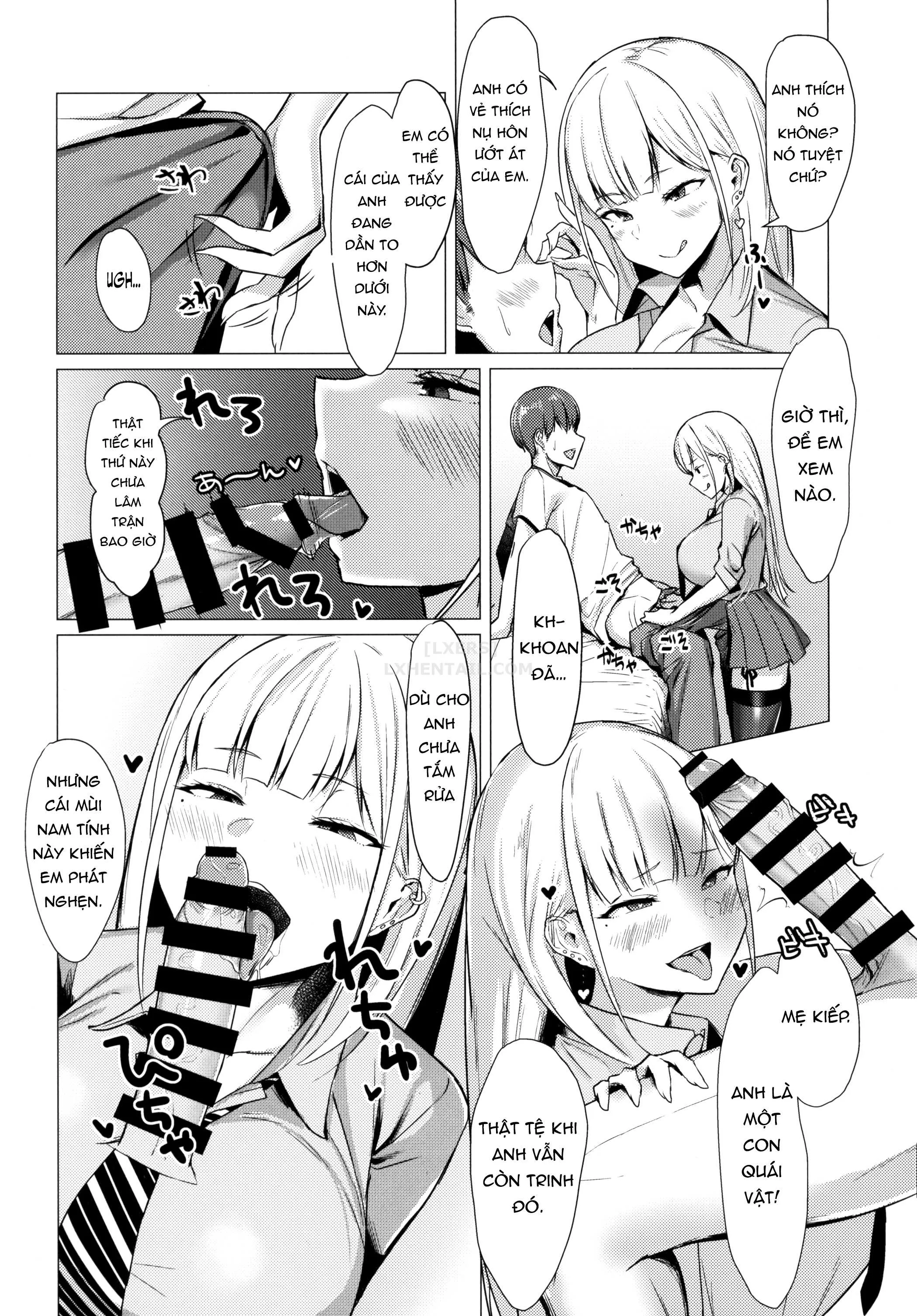 HentaiVN.net - Ảnh 7 - Fucking A Naughty High School Gyaru. [Ecchi Na Gal JK To Yacchau Yatsu.] - Chap 1