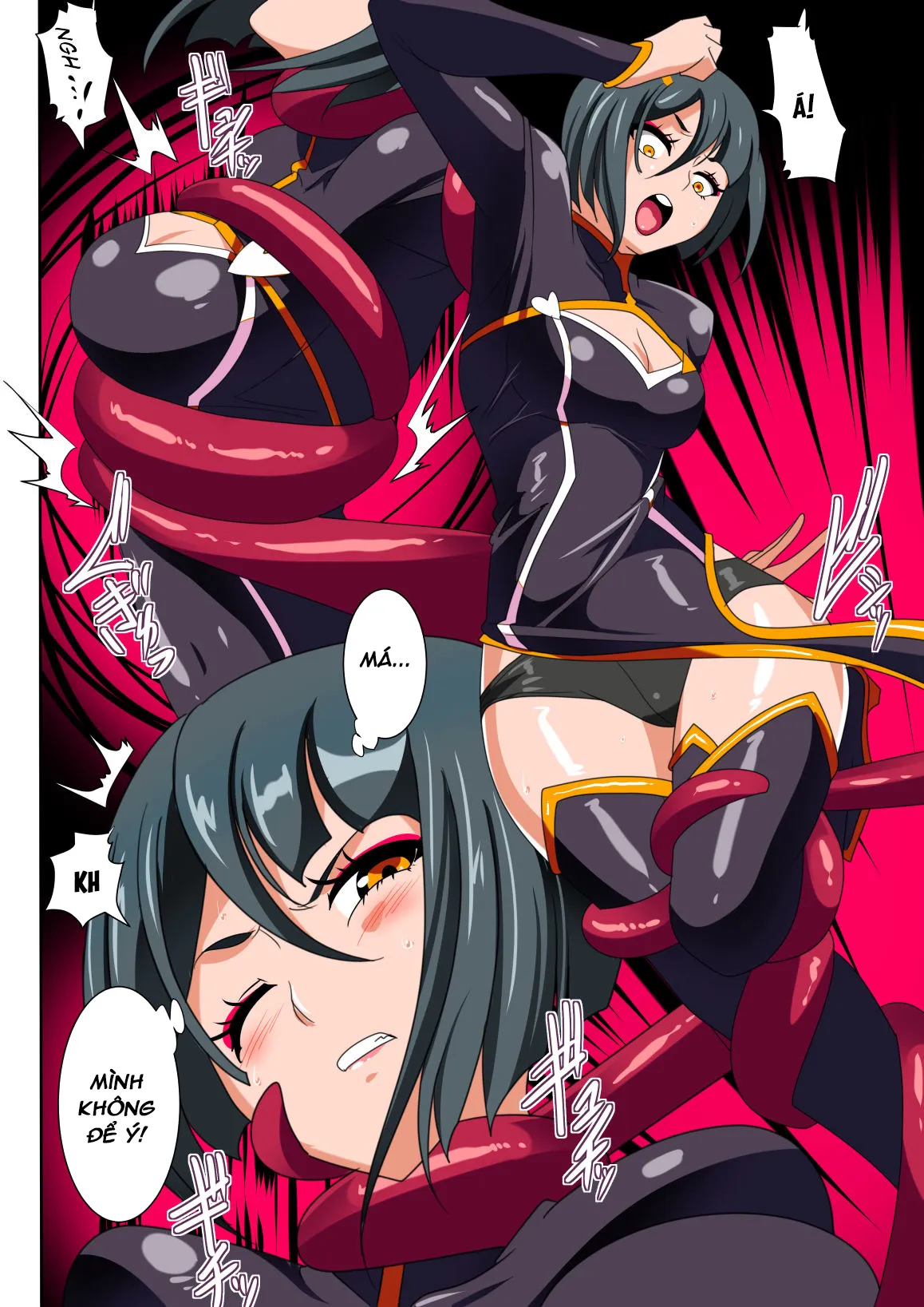 HentaiVN.net - Ảnh 11 - Heroine Harassment Junketsu no Taimashi Akina - Chap 1