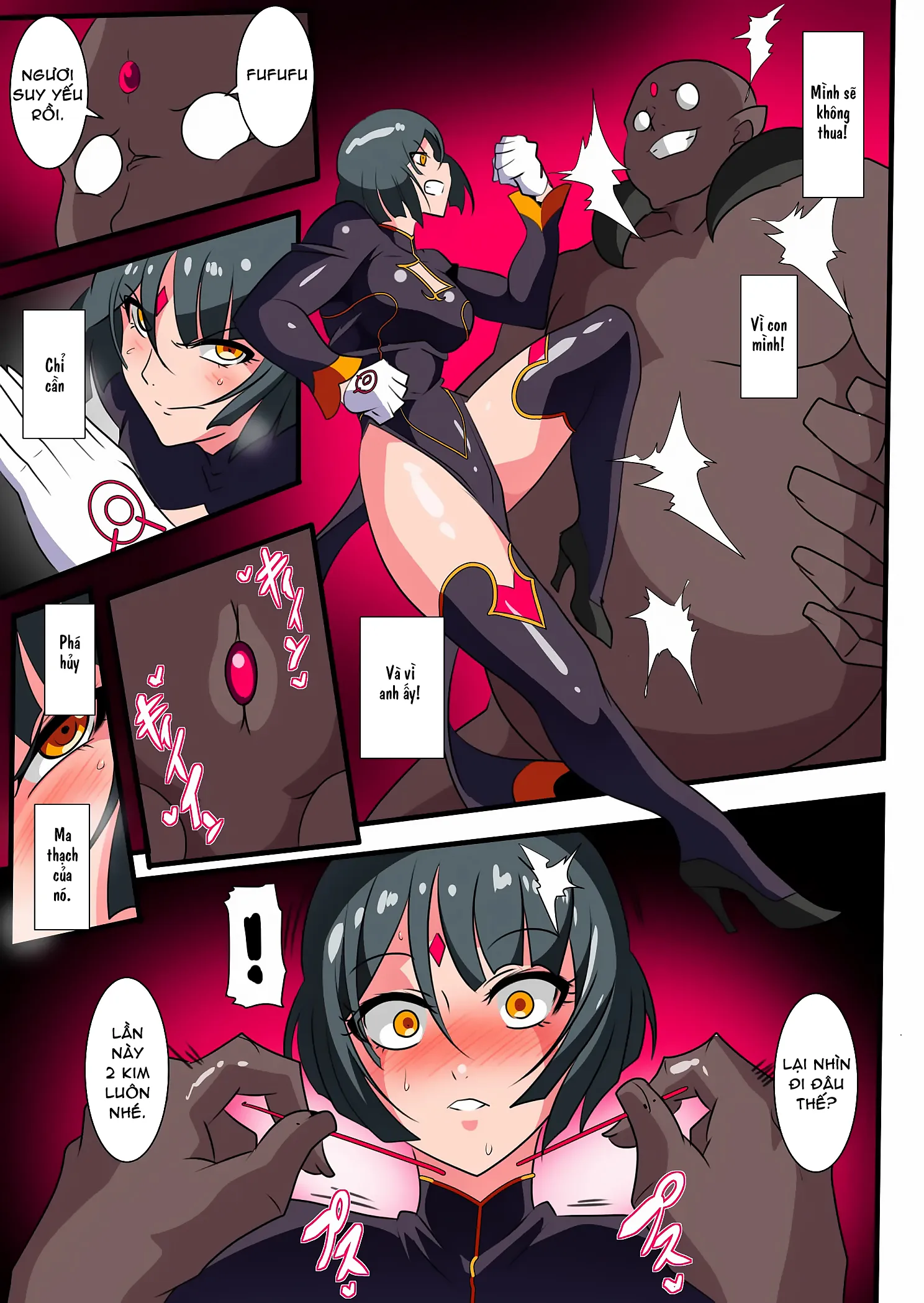 HentaiVN.net - Ảnh 26 - Heroine Harassment Junketsu no Taimashi Akina - Chap 2
