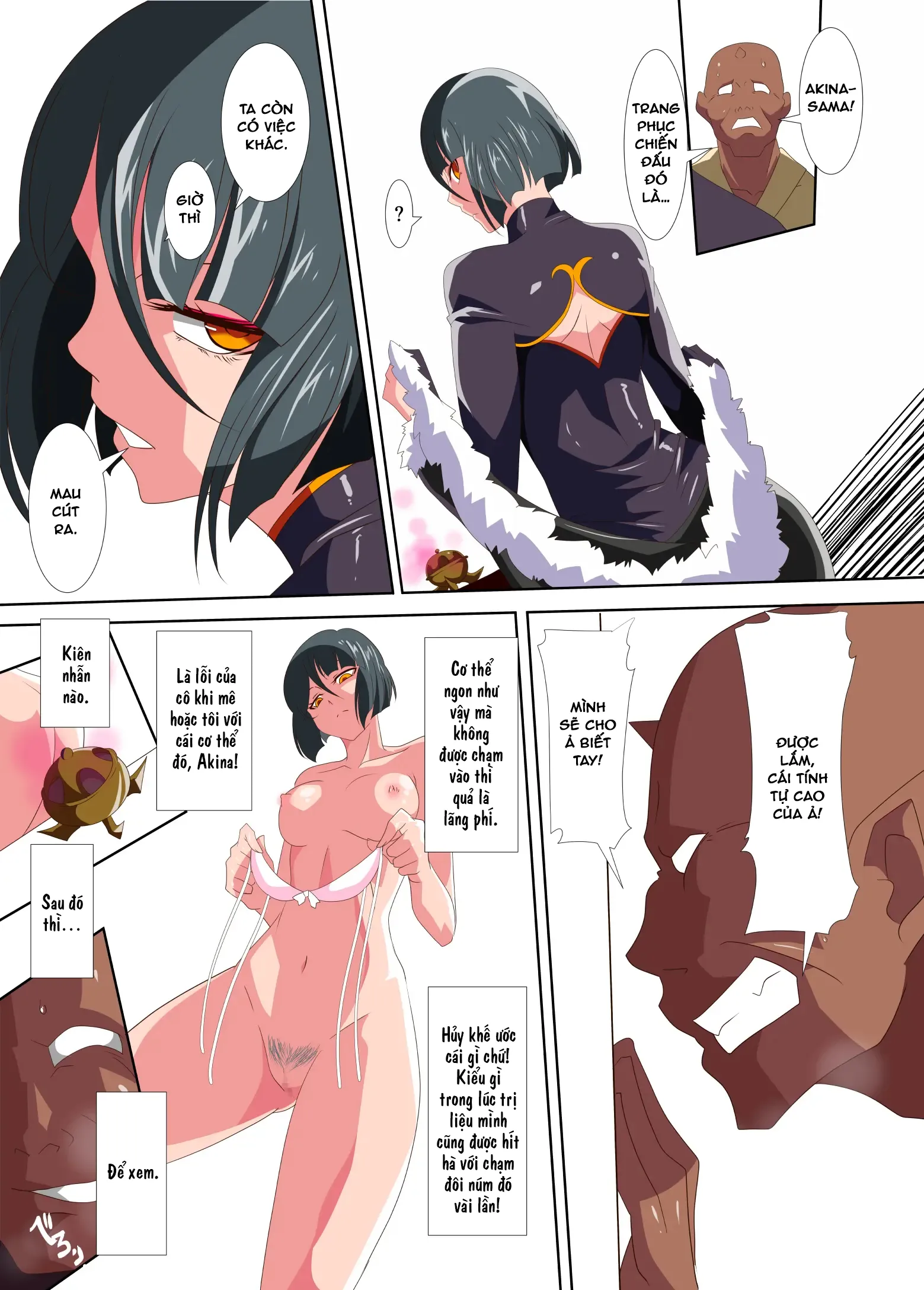 HentaiVN.net - Ảnh 10 - Heroine Harassment Junketsu no Taimashi Akina - Chap 3