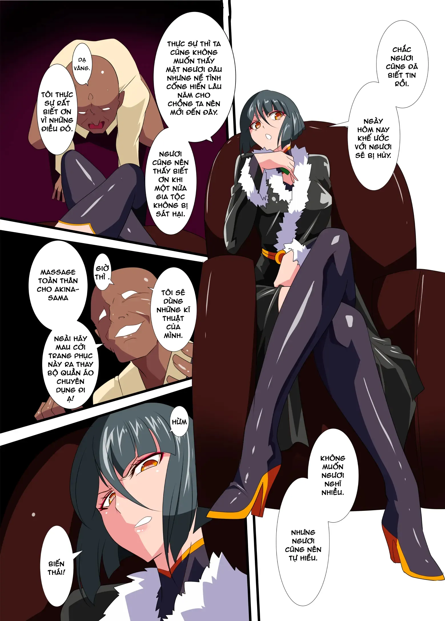 HentaiVN.net - Ảnh 9 - Heroine Harassment Junketsu no Taimashi Akina - Chap 3