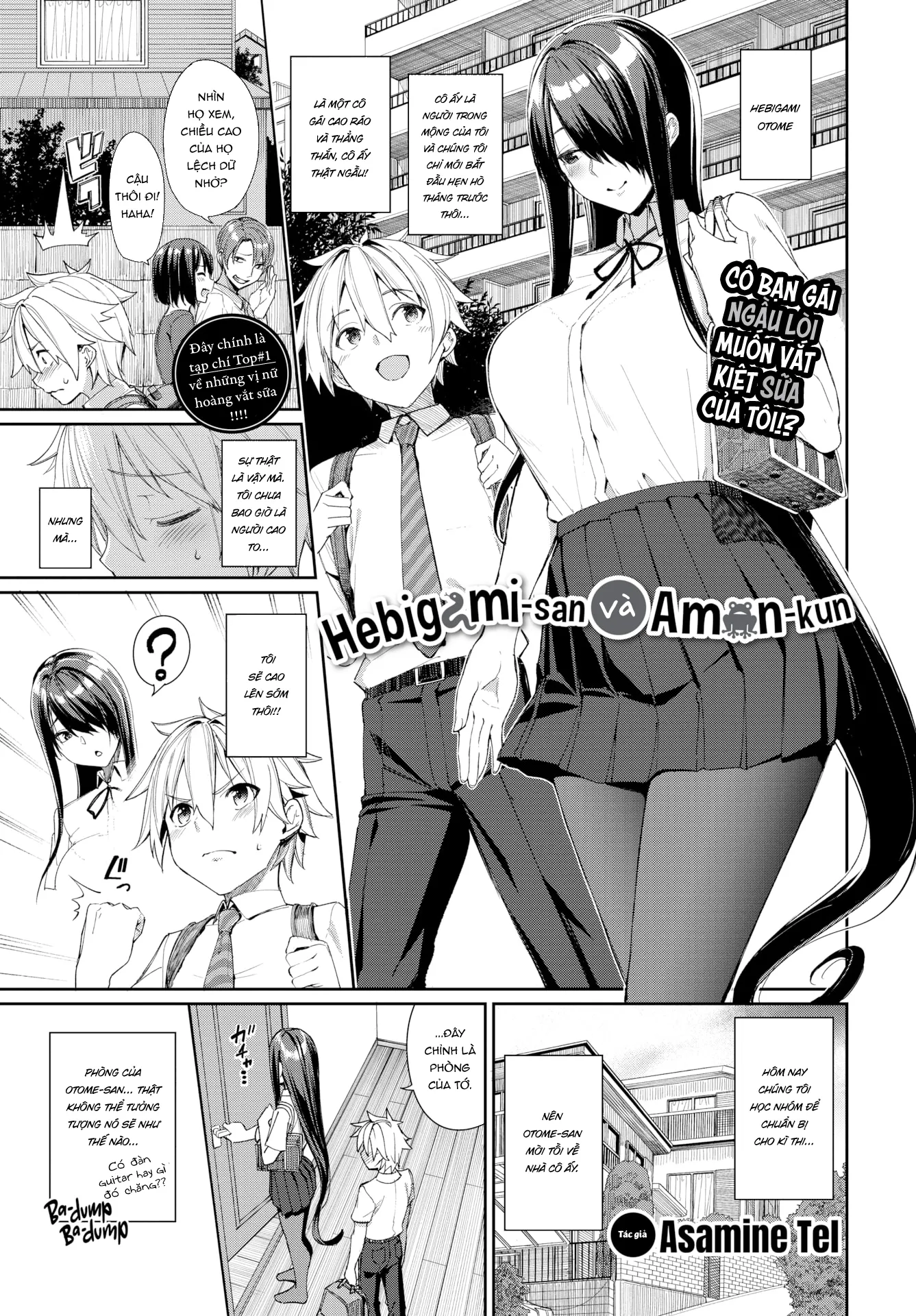 HentaiVN.net - Ảnh 3 - Hebigami-san và Amon-kun - Chap 1