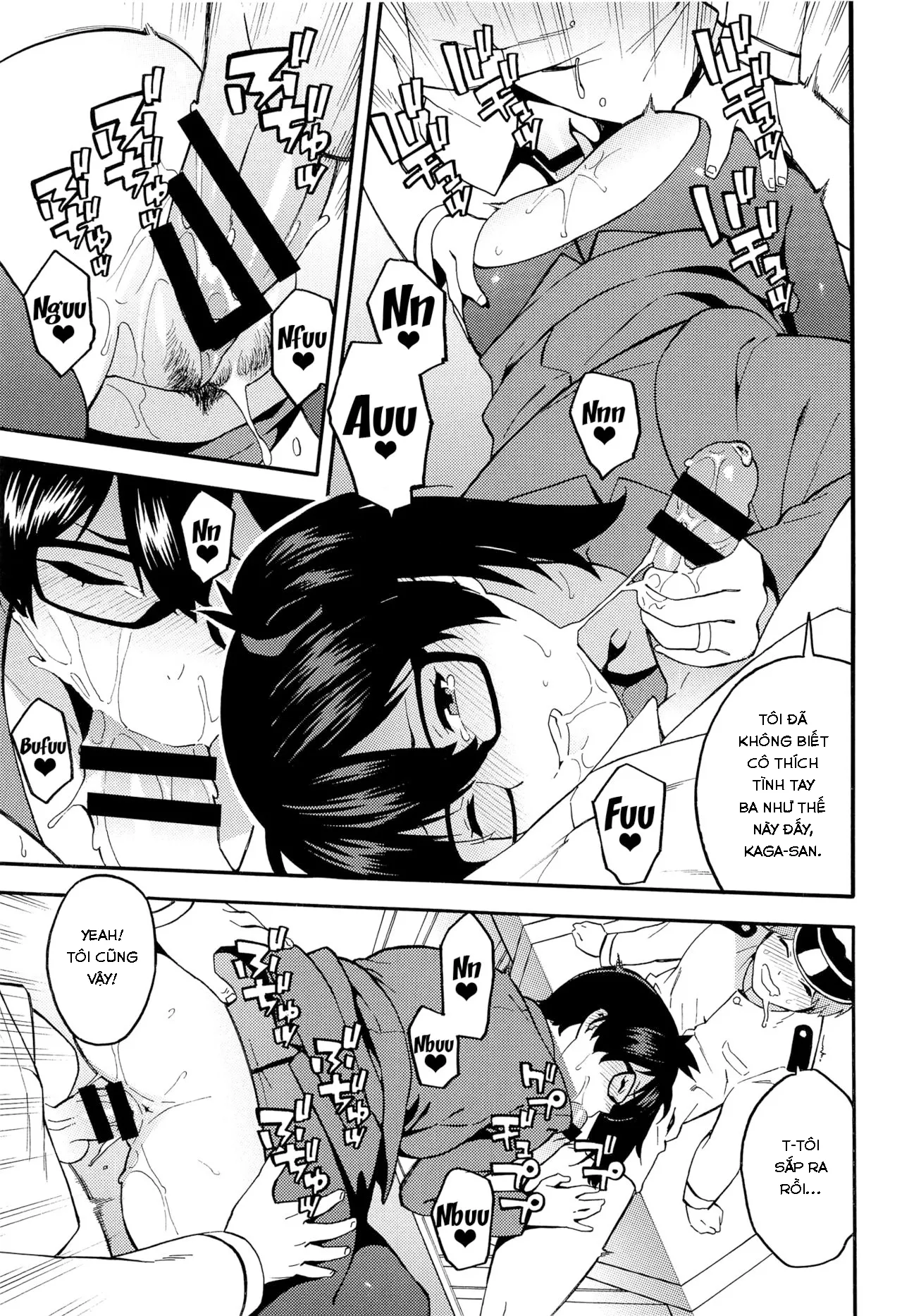 HentaiVN.net - Ảnh 9 - Office Lady Kaga [OL KuroSto Kaga-san; OL黒スト加賀さん] - Chap 1