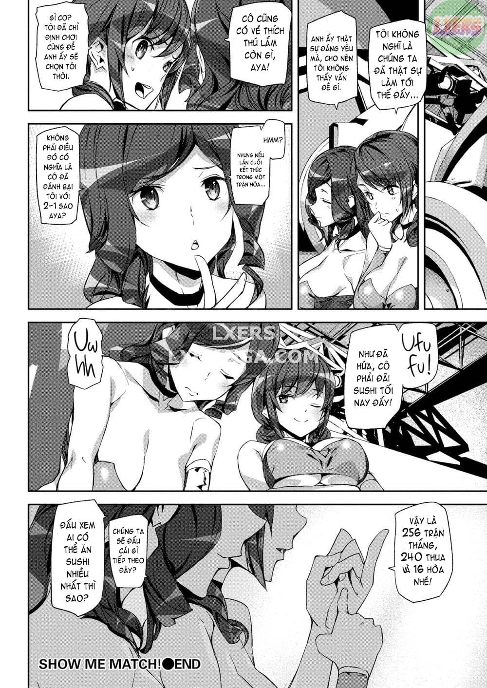 HentaiVN.net - Ảnh 20 - SHOW me MATCH! - Chap 1