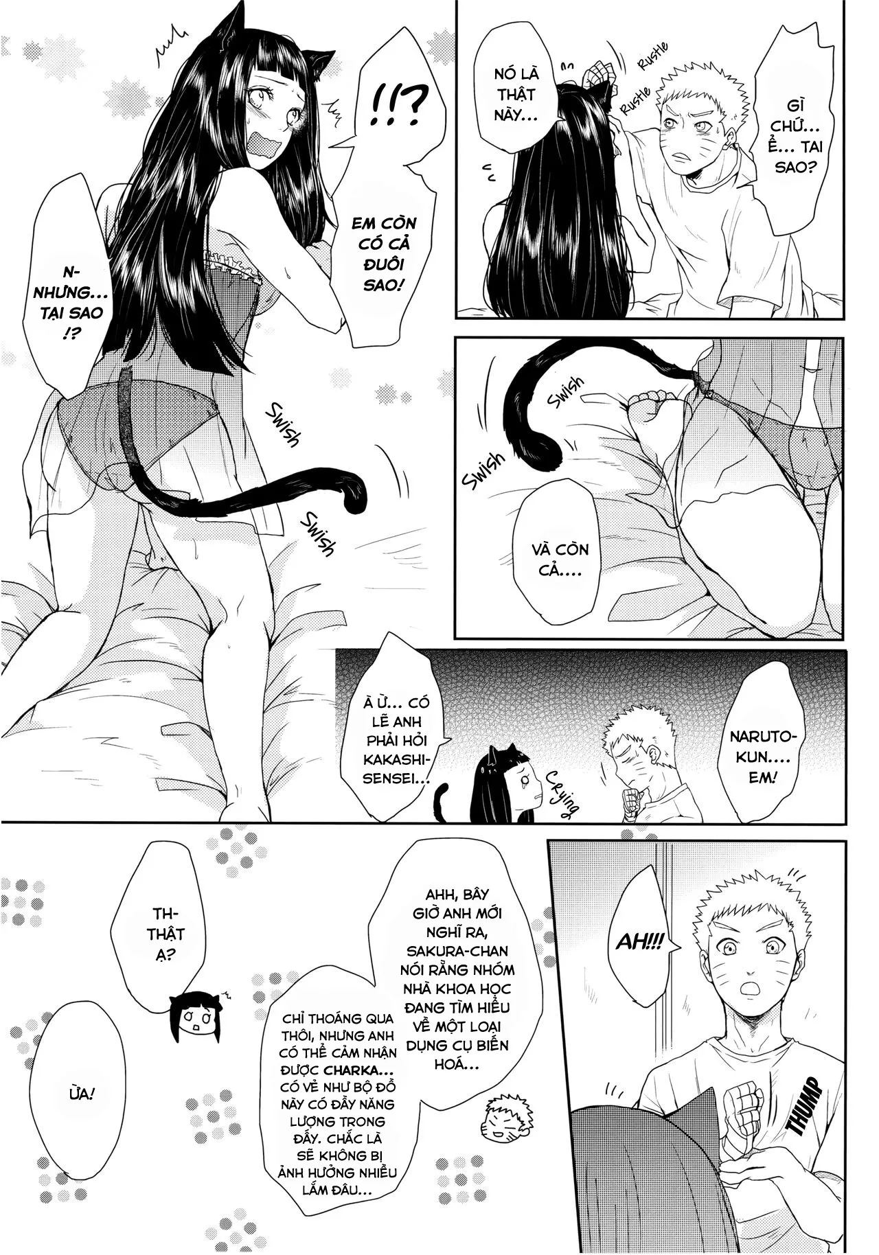 HentaiVN.net - Ảnh 12 - Neko Panic (Naruto) [Kitty Panic] - Chap 2