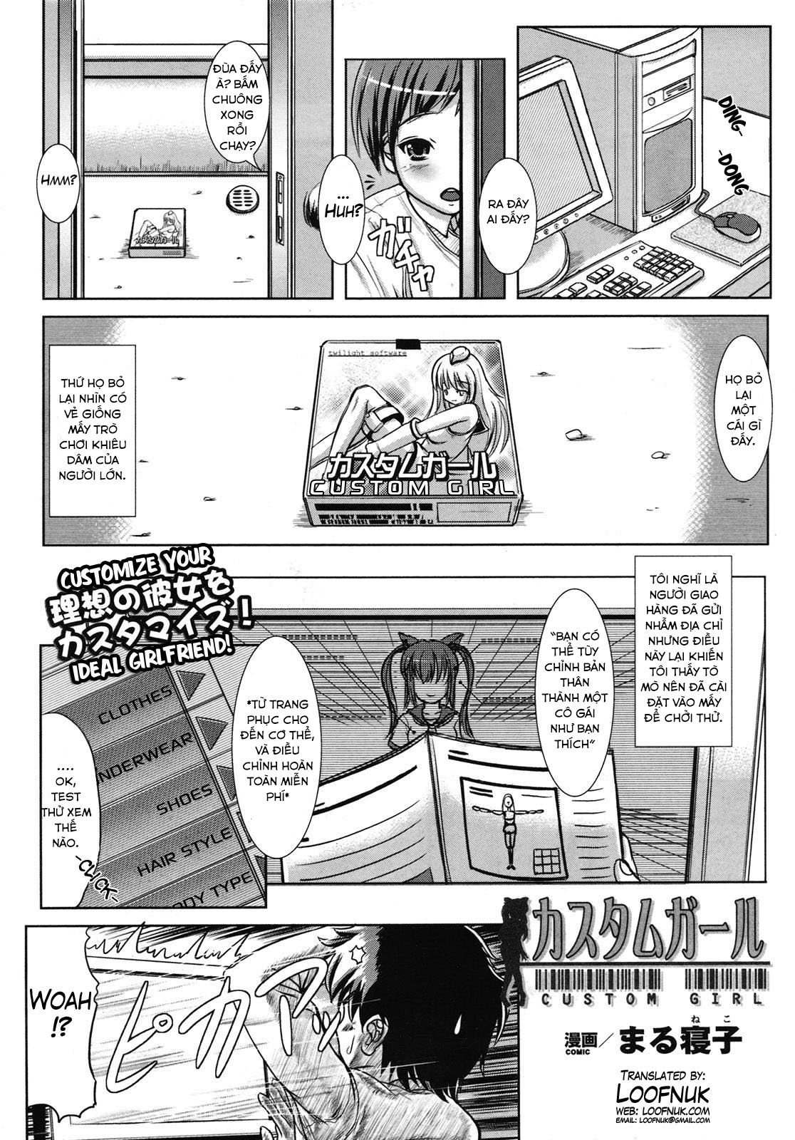 HentaiVN.net - Ảnh 3 - Custom Girl - Chap 1